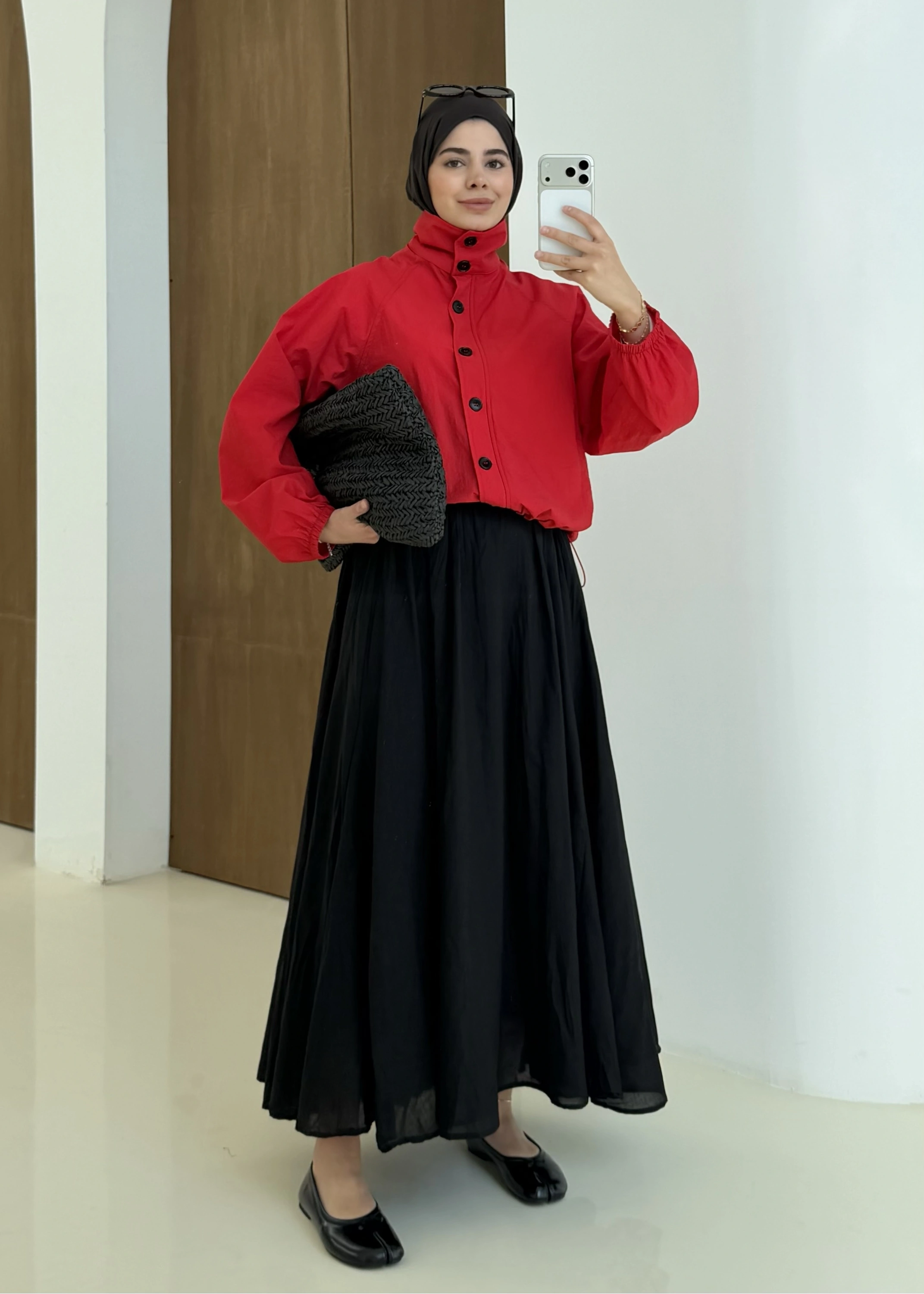 008 PARAŞÜT KIRMIZI TRENÇ