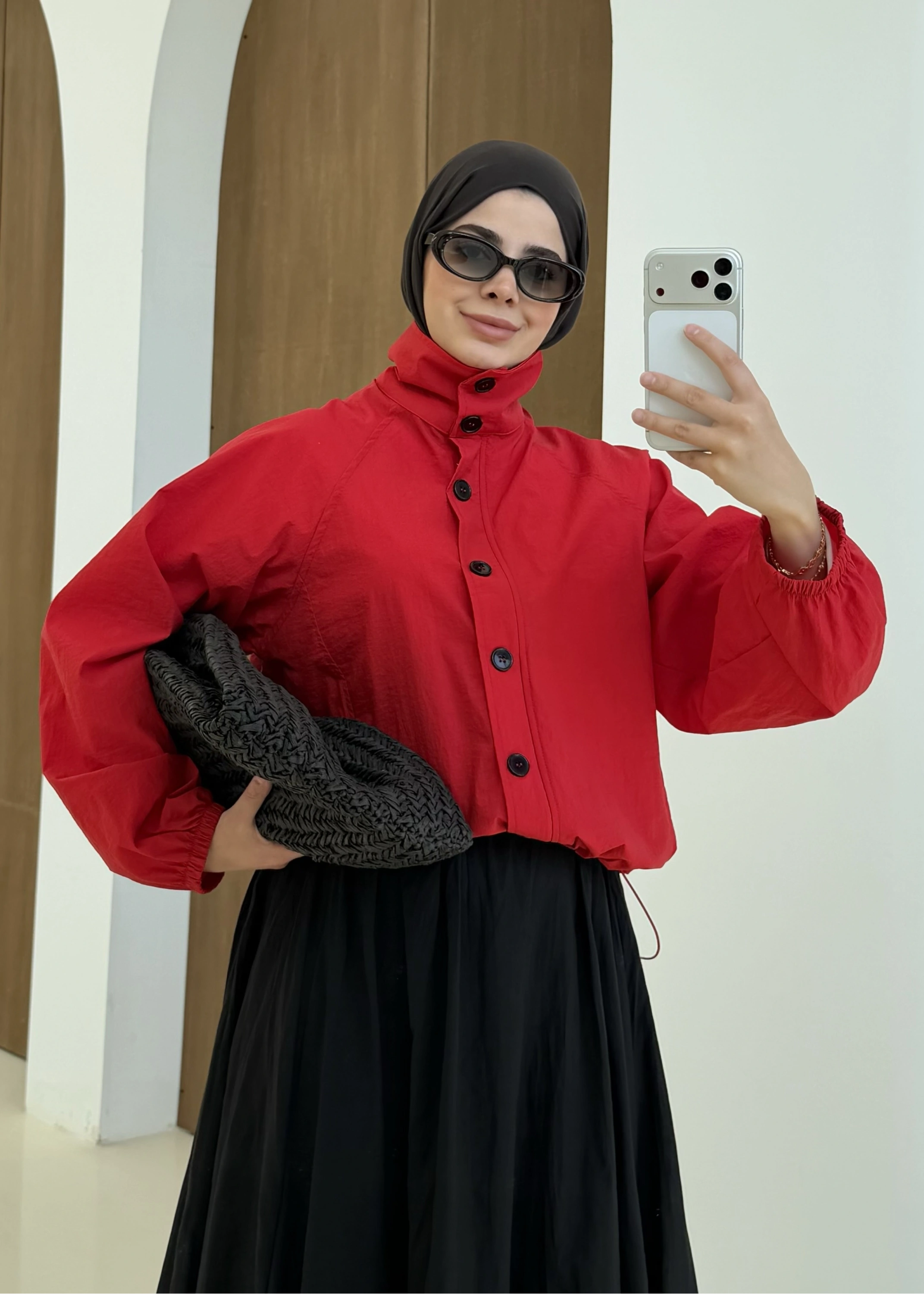 008 PARAŞÜT KIRMIZI TRENÇ