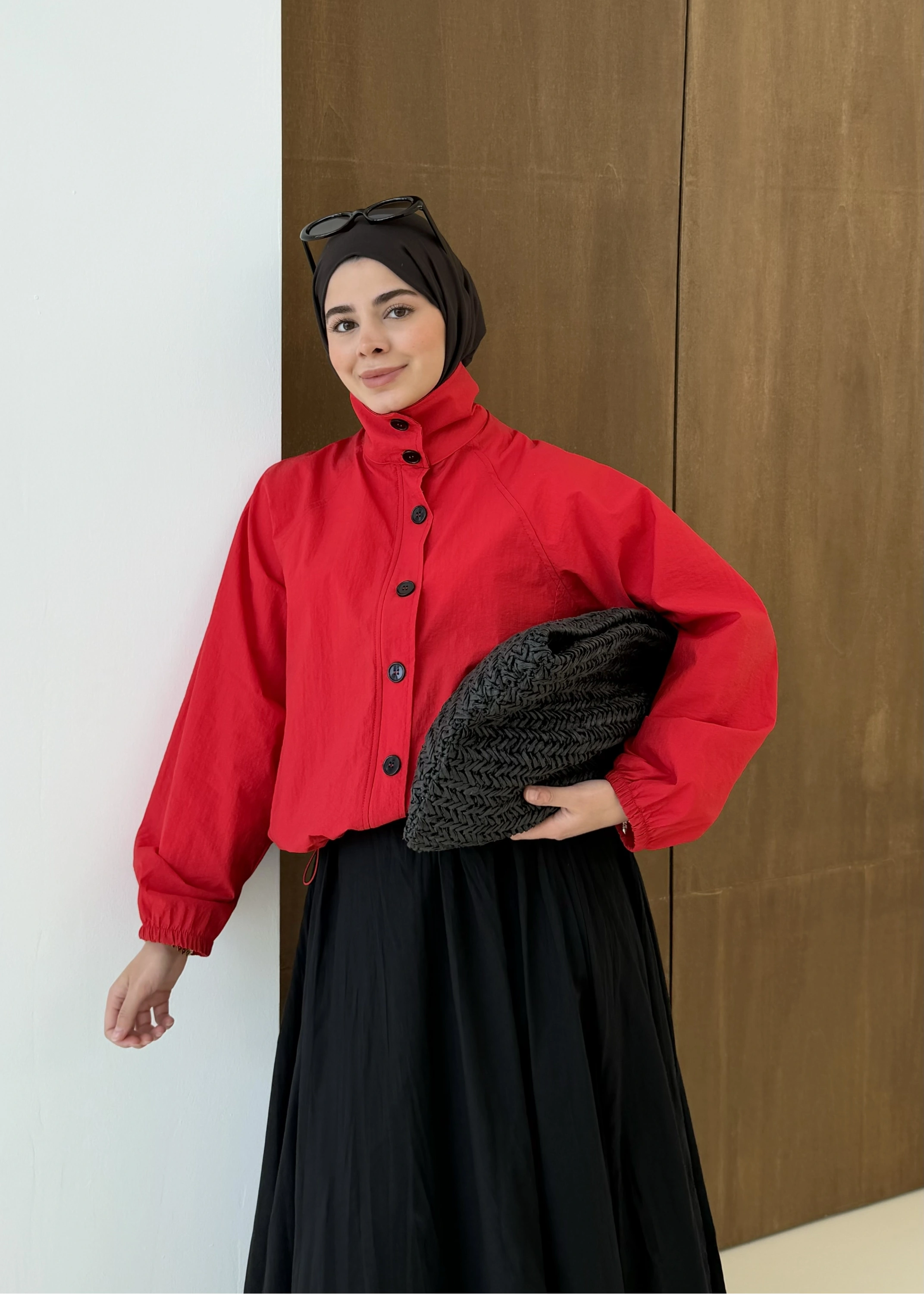 008 PARAŞÜT KIRMIZI TRENÇ