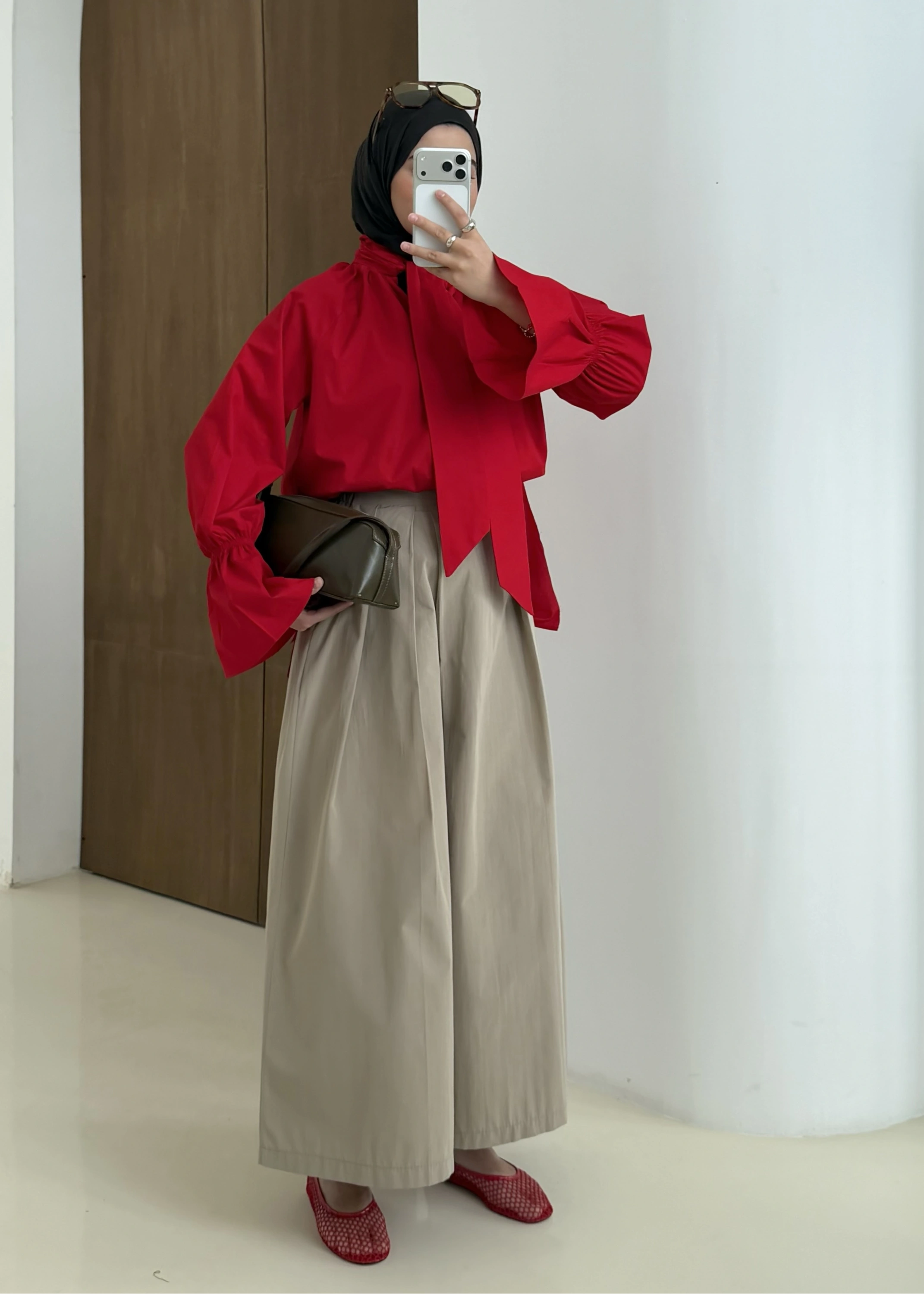 FİYONK GÖMLEK KIRMIZI