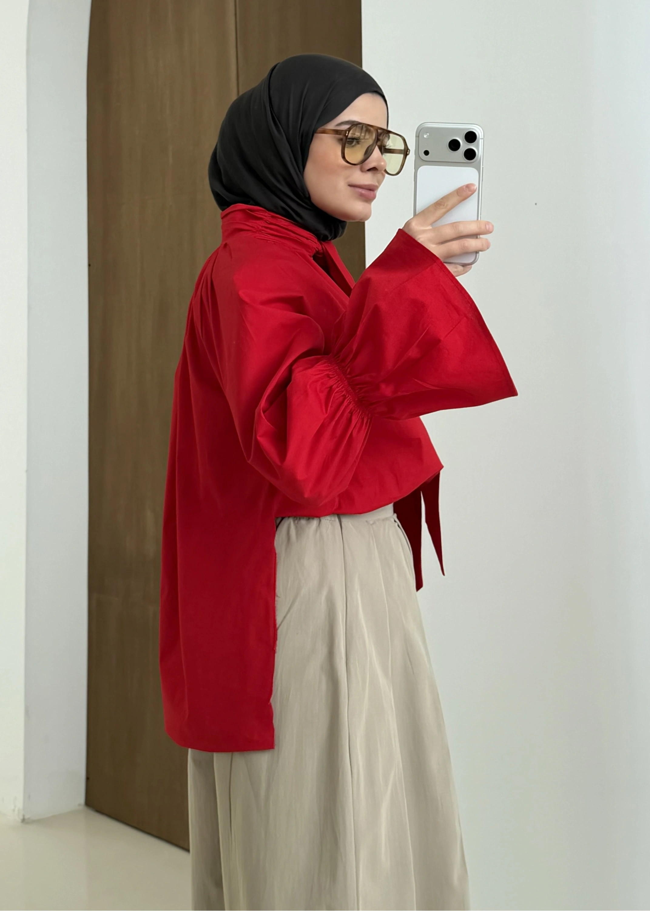 FİYONK GÖMLEK KIRMIZI