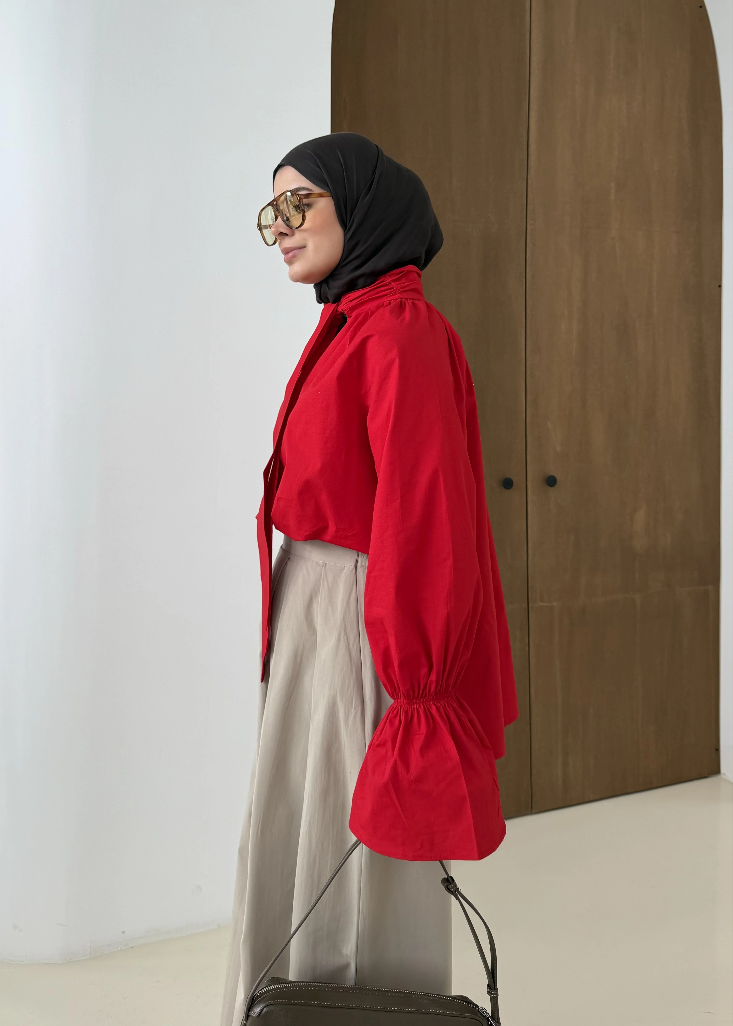 FİYONK GÖMLEK KIRMIZI