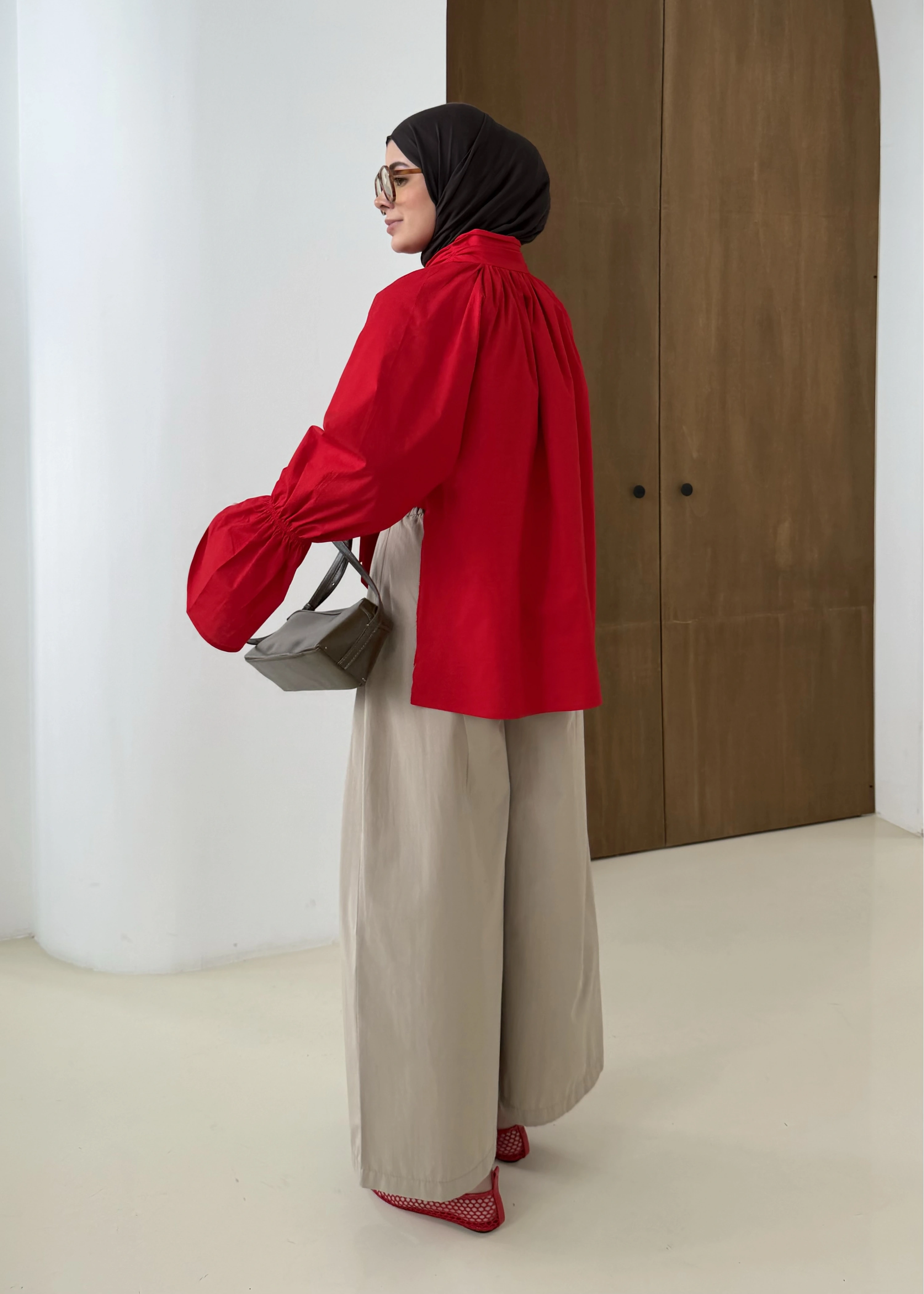 FİYONK GÖMLEK KIRMIZI