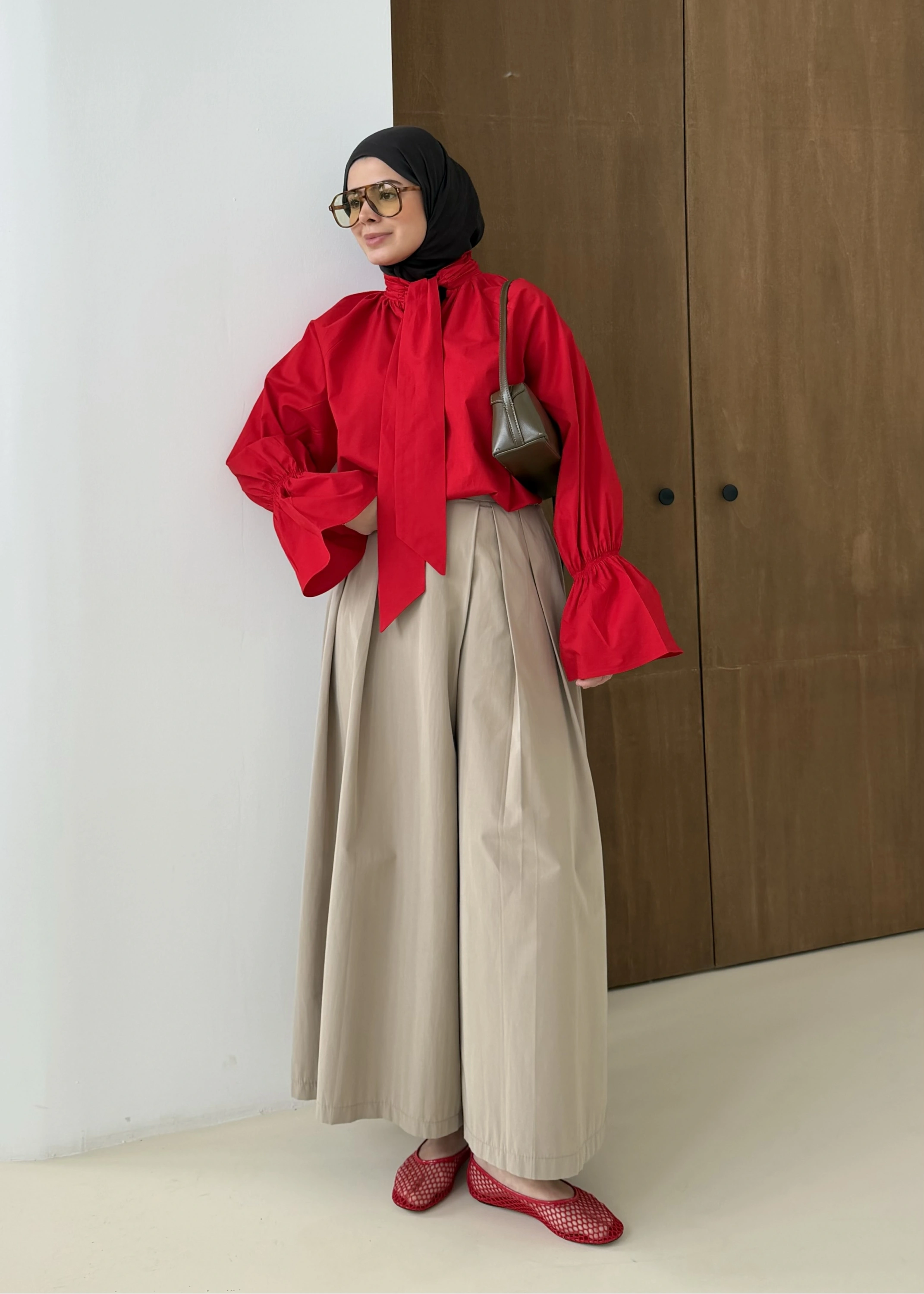 FİYONK GÖMLEK KIRMIZI