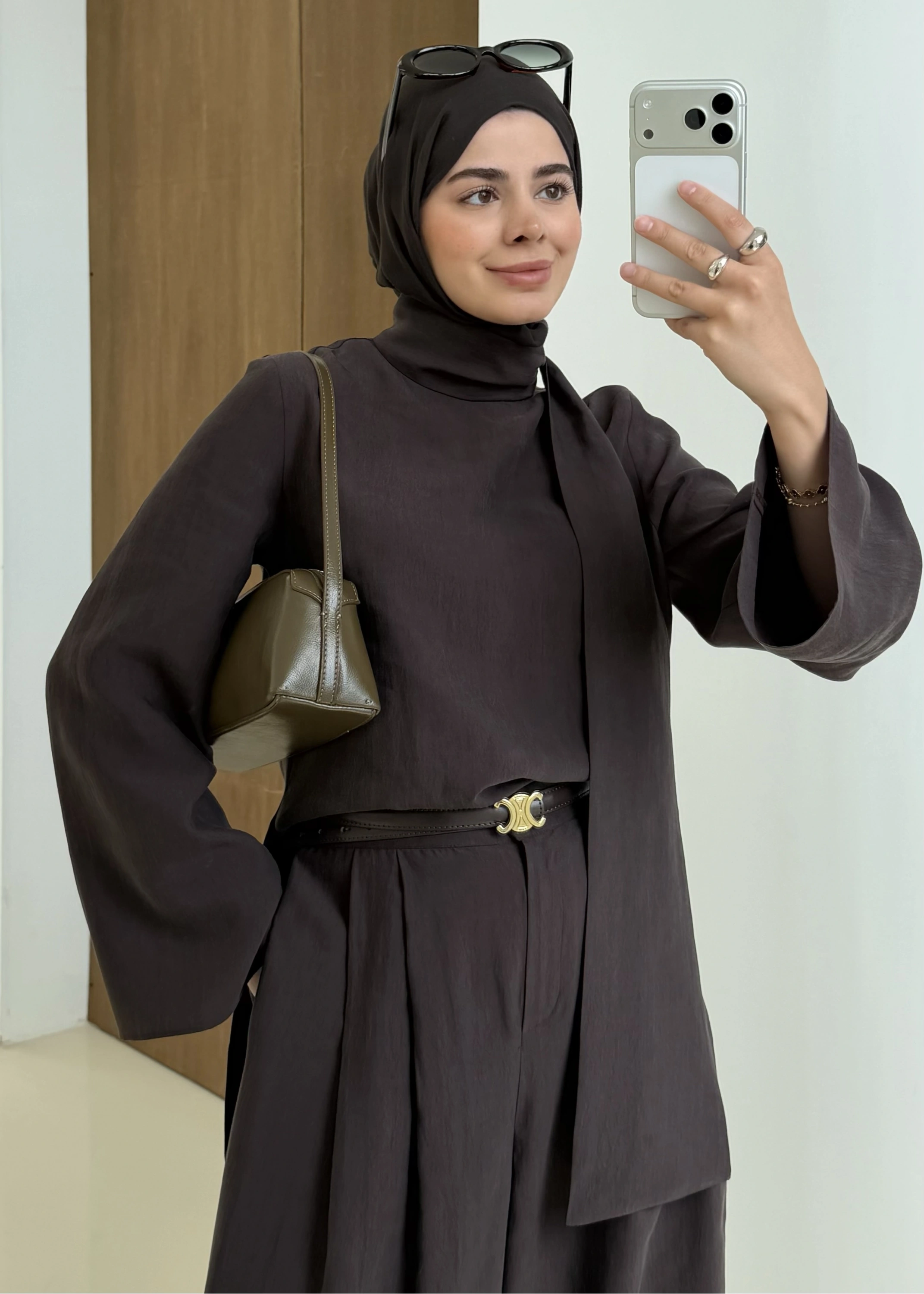 PALAZZO İKİLİ TAKIM kahve