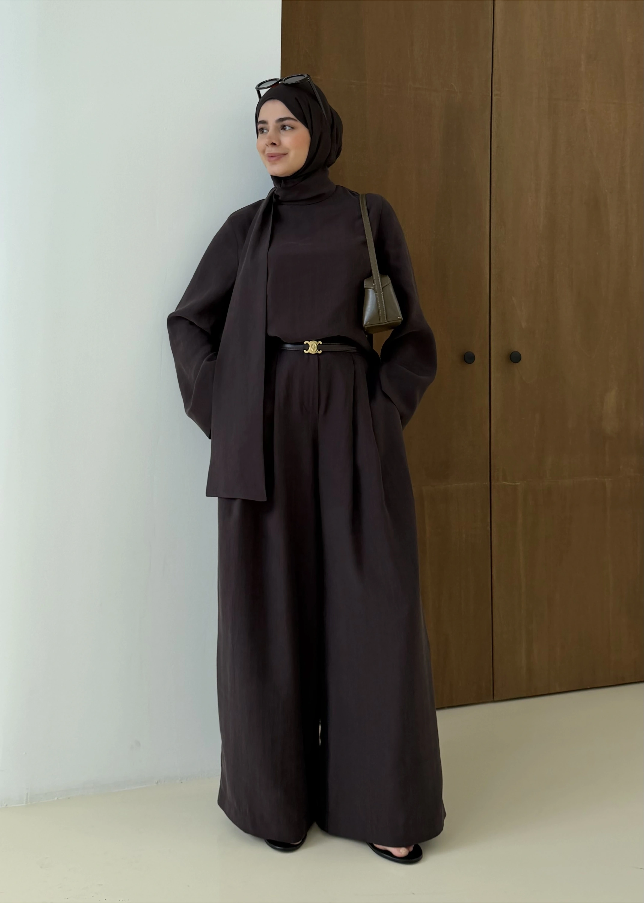 PALAZZO İKİLİ TAKIM kahve