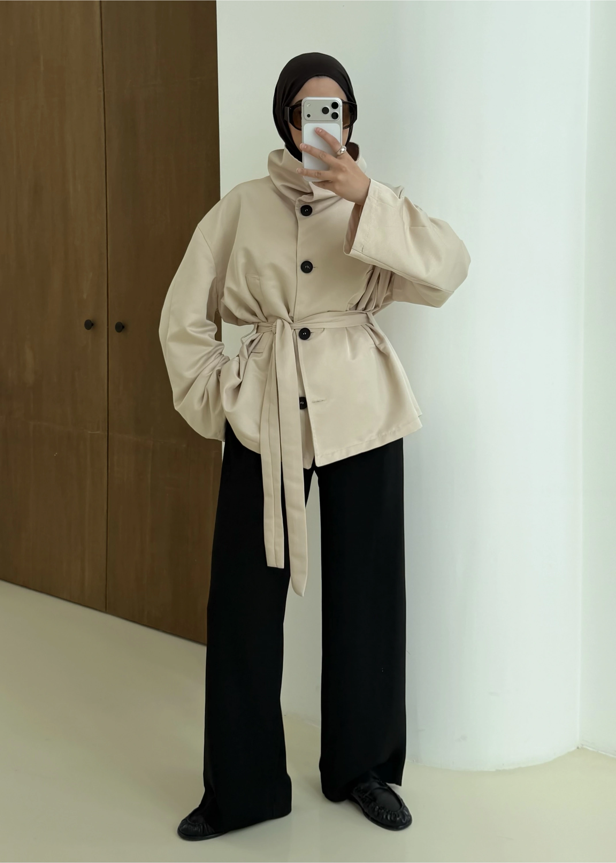 509256 MUADİL PREMİUM TRENÇKOT taş