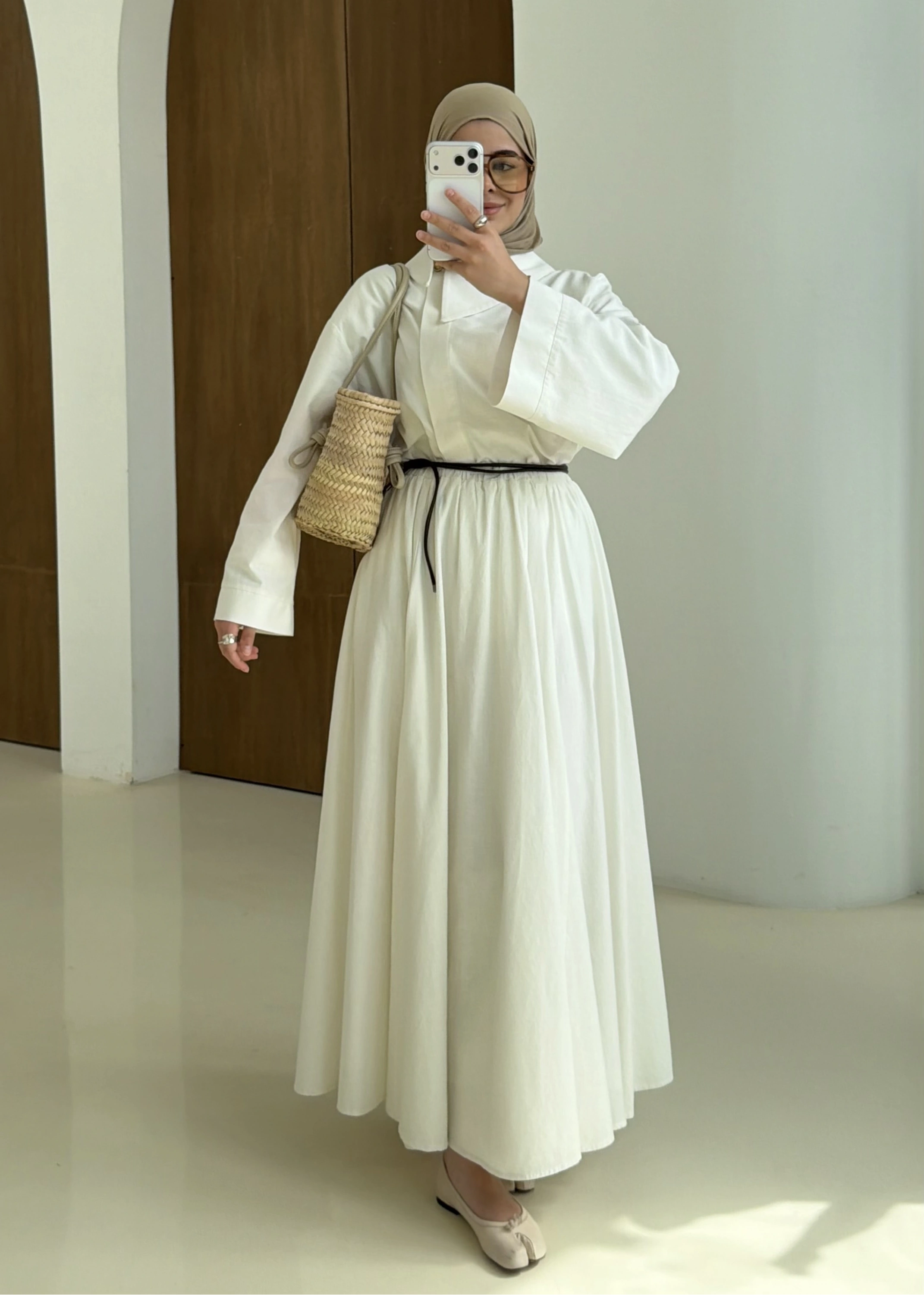 9001TEK DÜĞME KETEN TAKIM beyaz