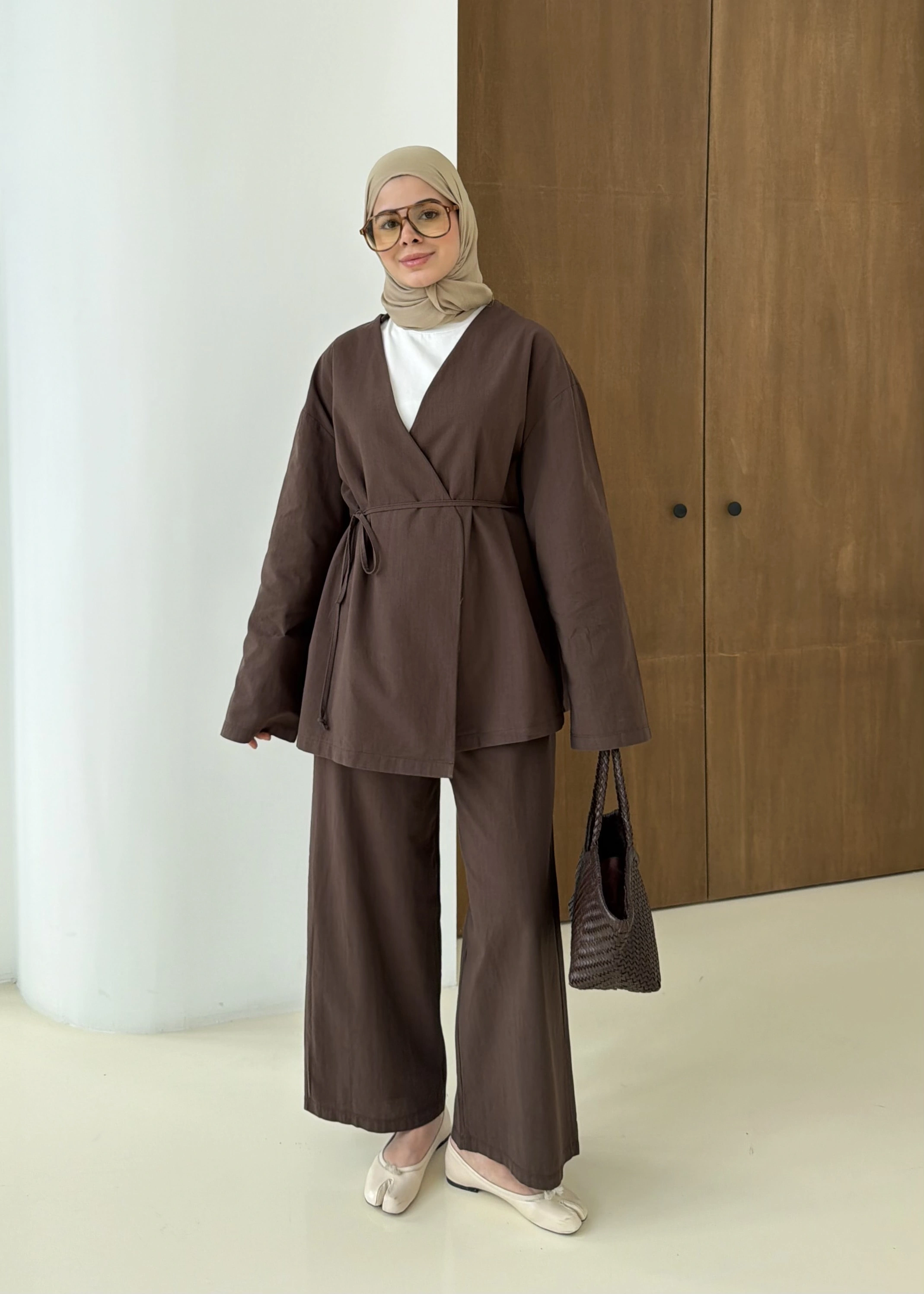 8968 KİMONO KETEN TAKIM