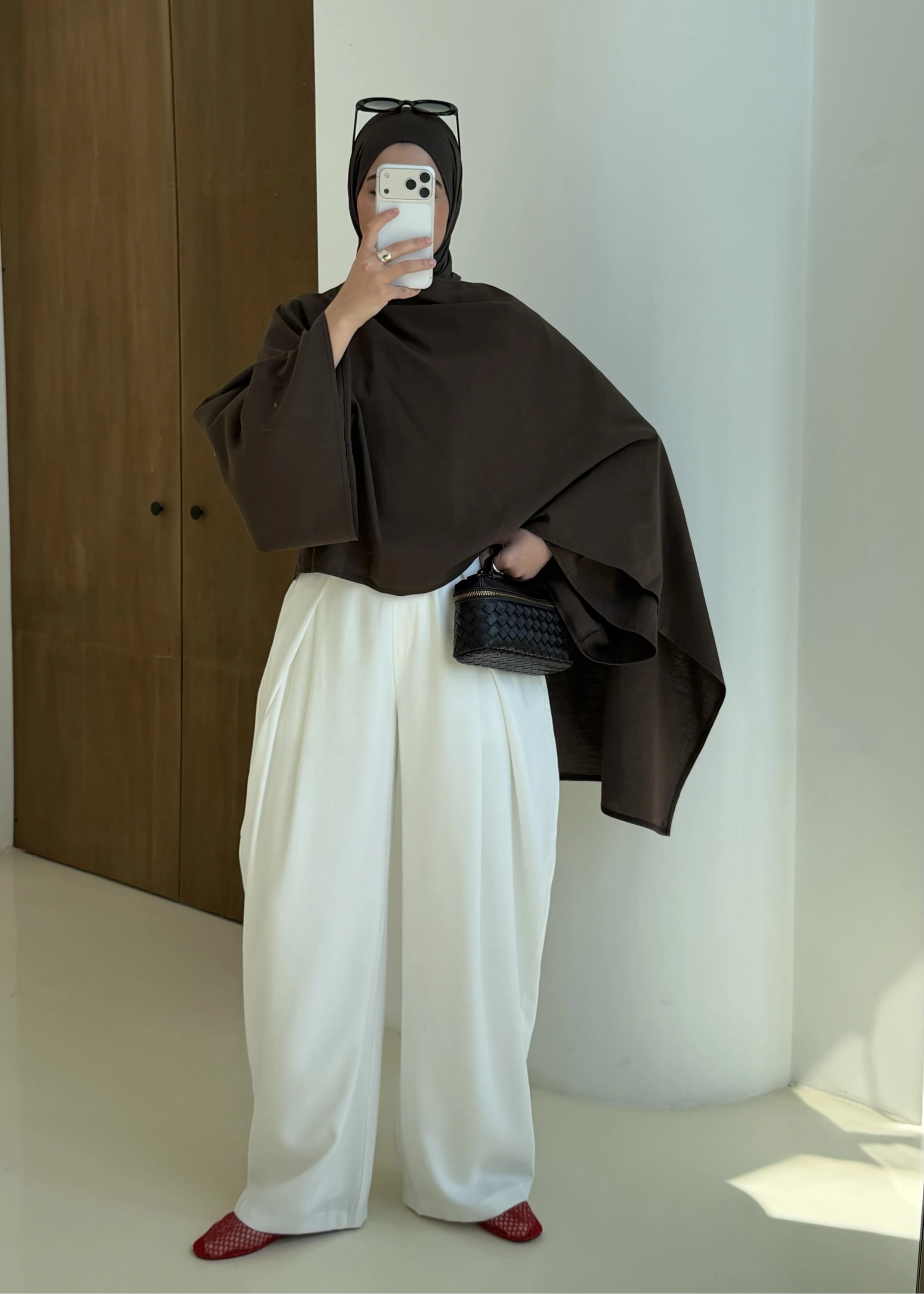 BARREL YÜKSEK BEL PANTOLON BEYAZ