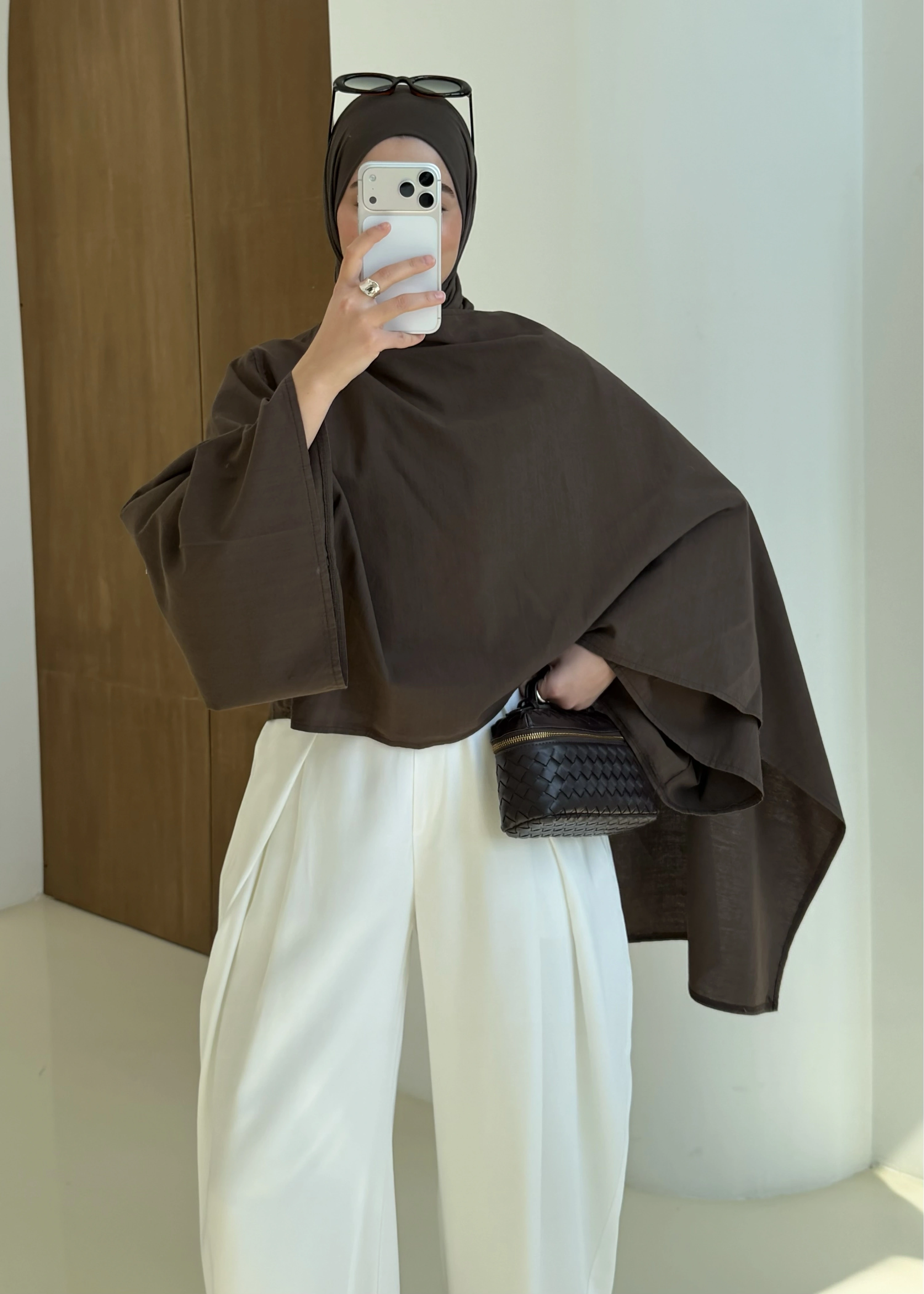 BARREL YÜKSEK BEL PANTOLON BEYAZ