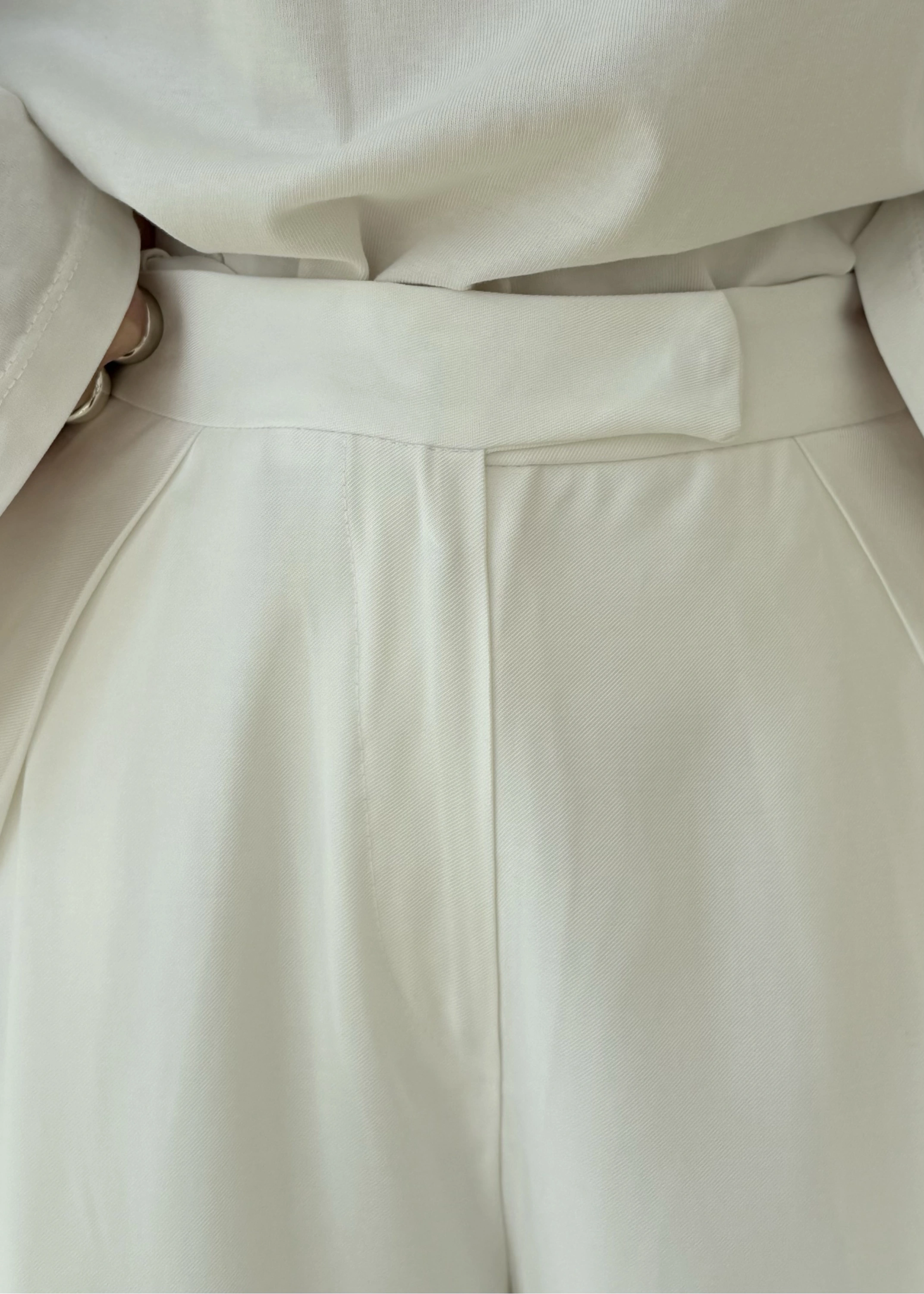 BARREL YÜKSEK BEL PANTOLON BEYAZ