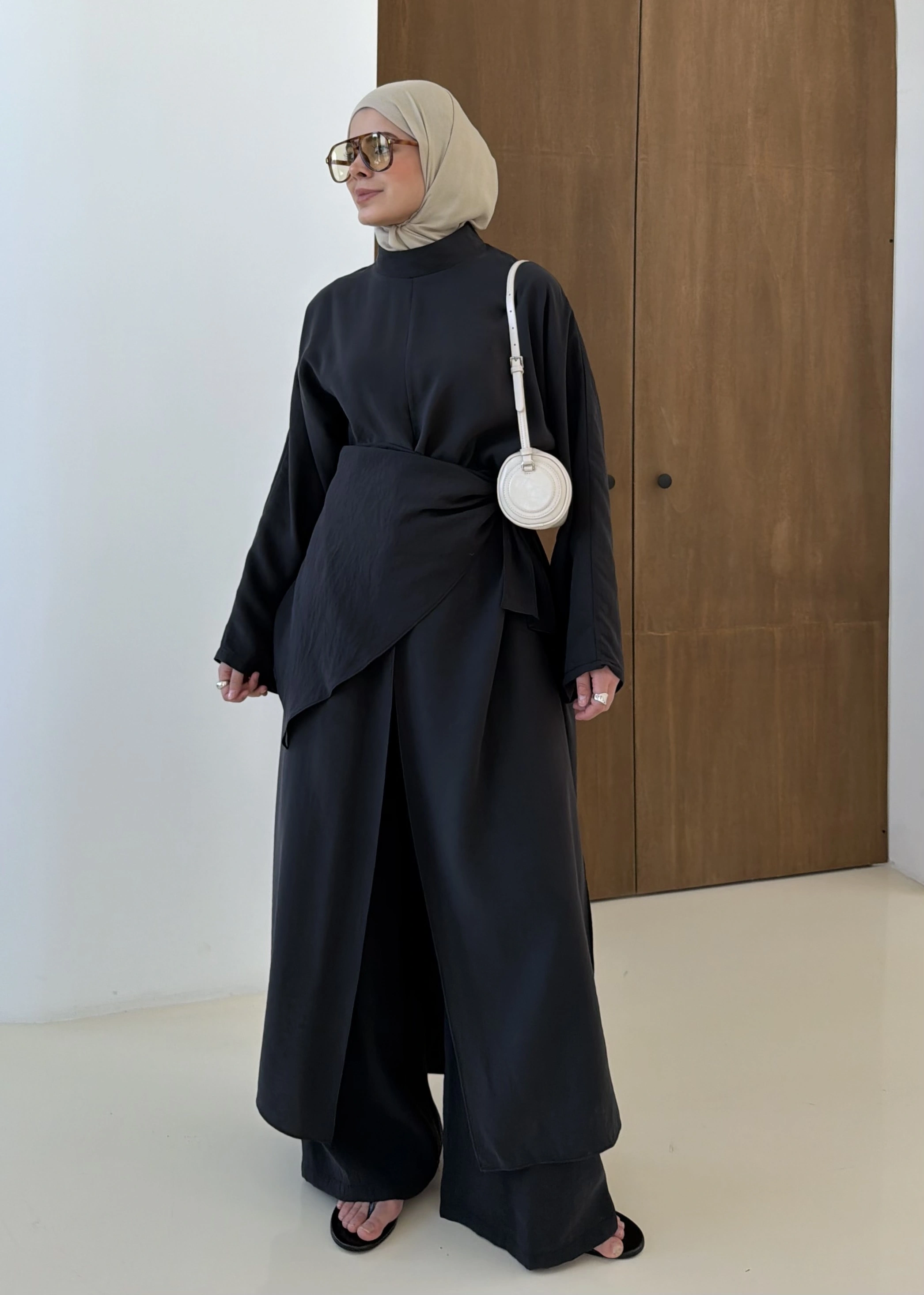 8832 FREEZE YIRTMAÇLI TAKIM koyu siyah