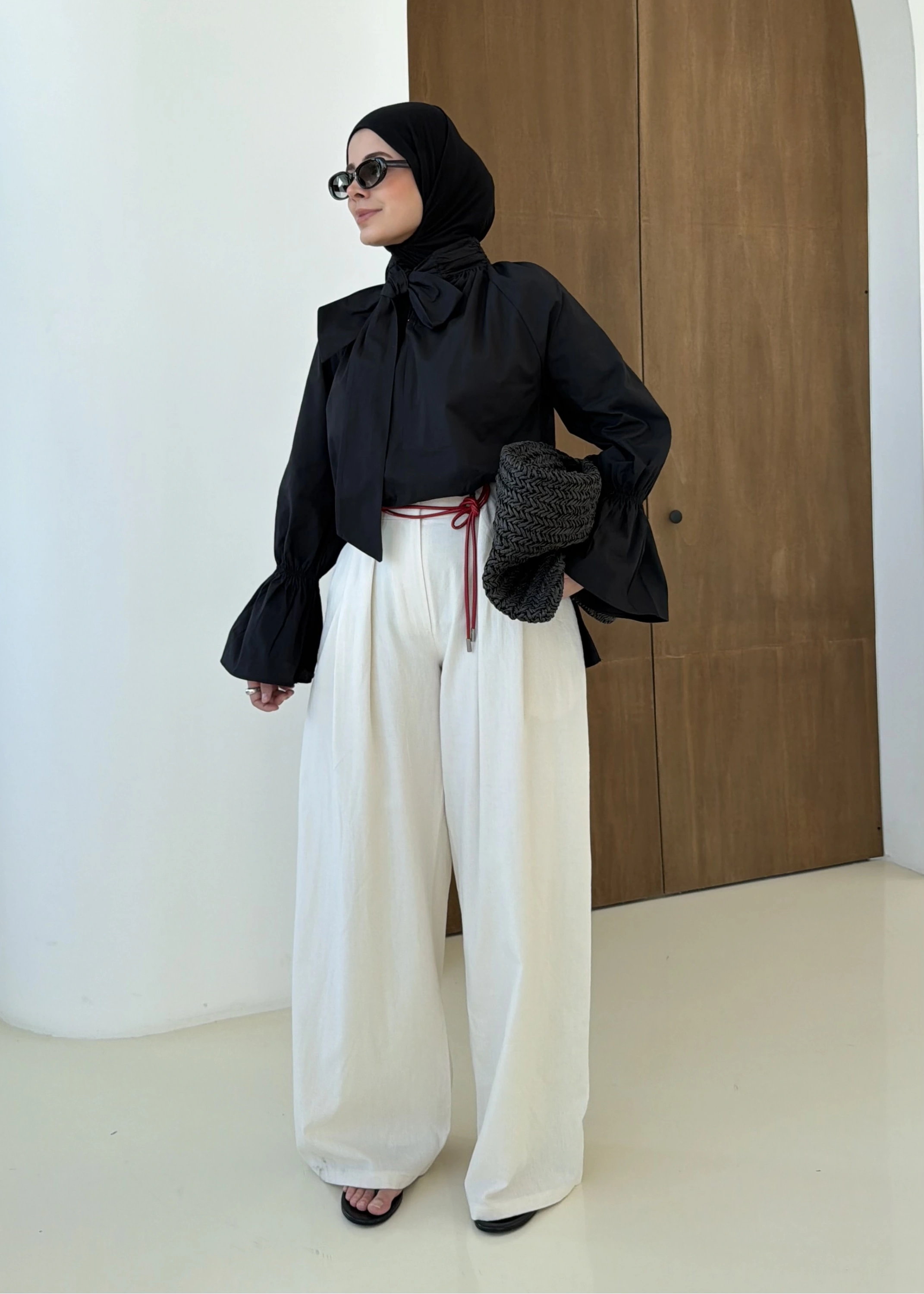 FİYONK GÖMLEK SİYAH