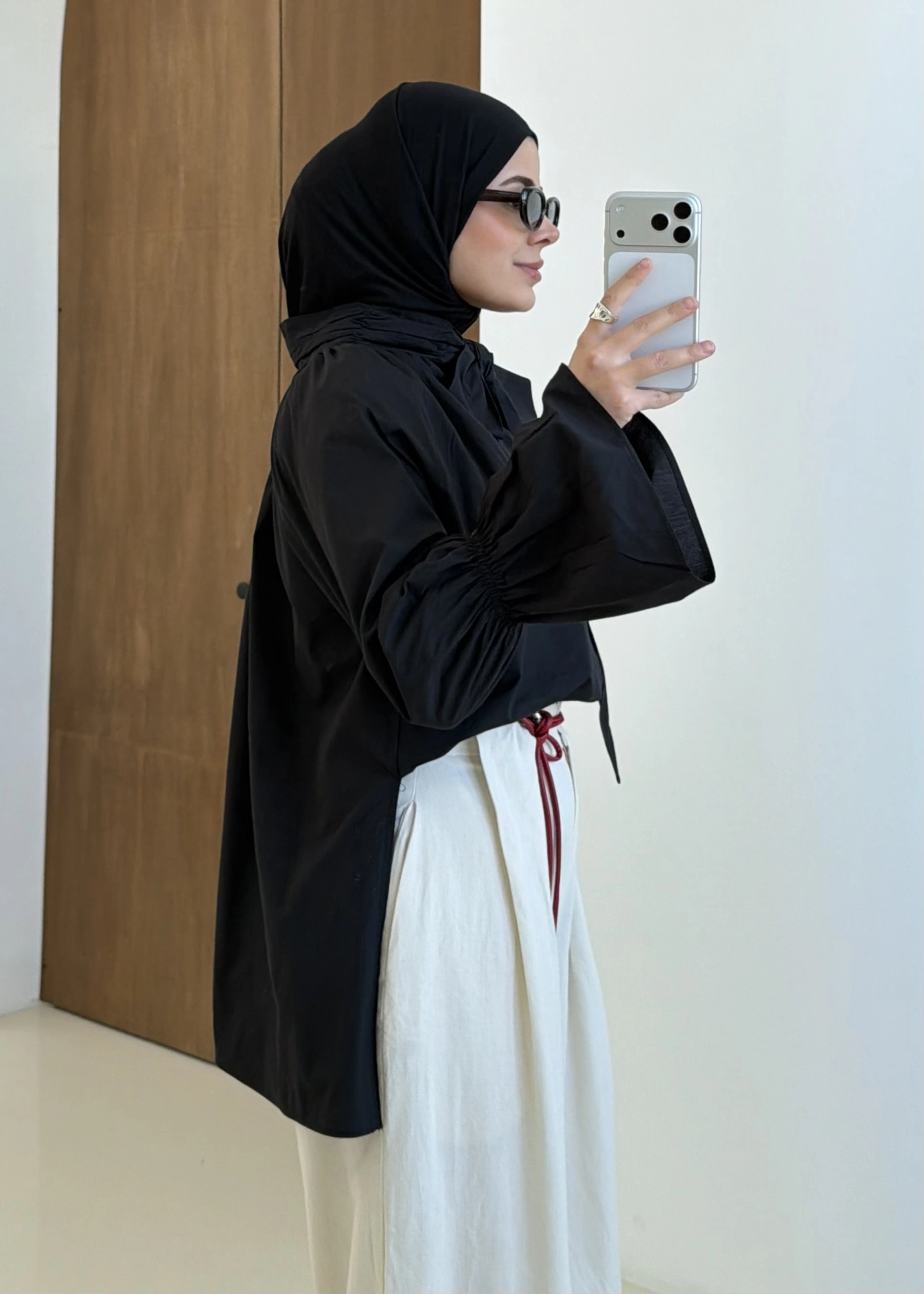 FİYONK GÖMLEK SİYAH