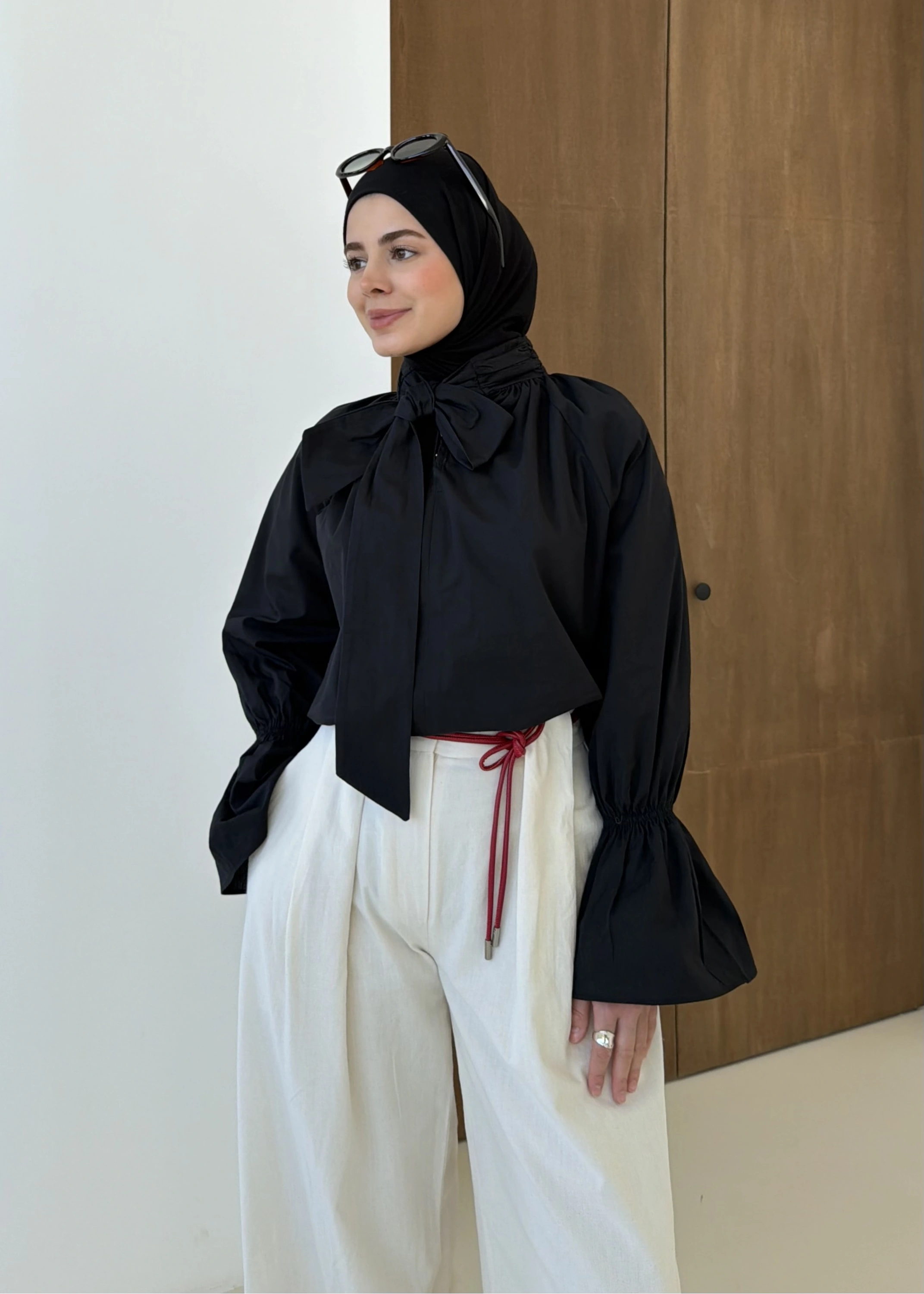 FİYONK GÖMLEK SİYAH