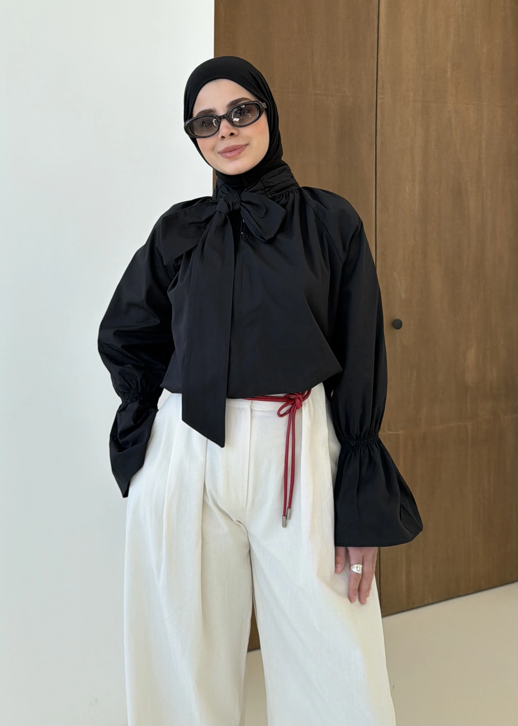 FİYONK GÖMLEK SİYAH