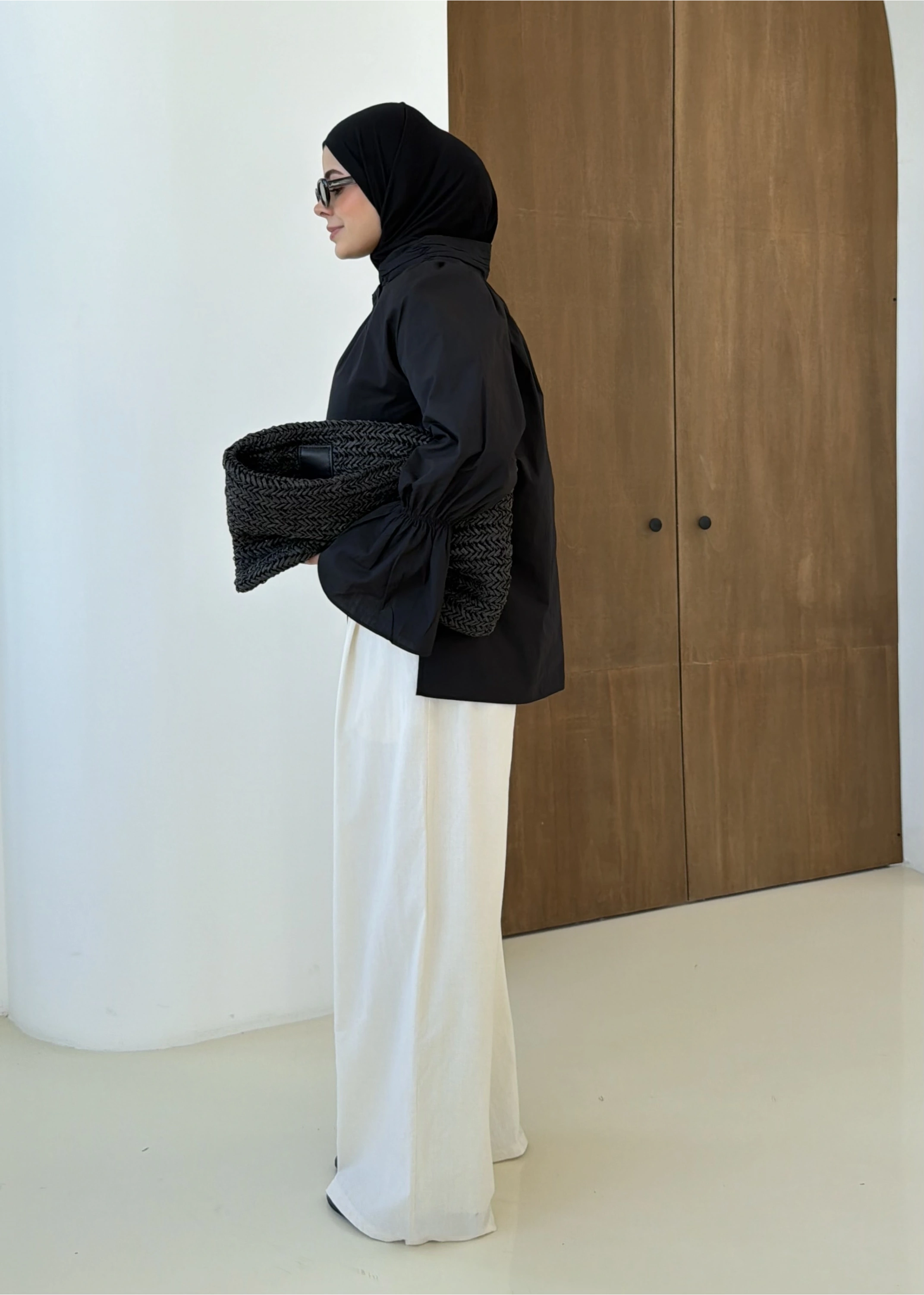 FİYONK GÖMLEK SİYAH