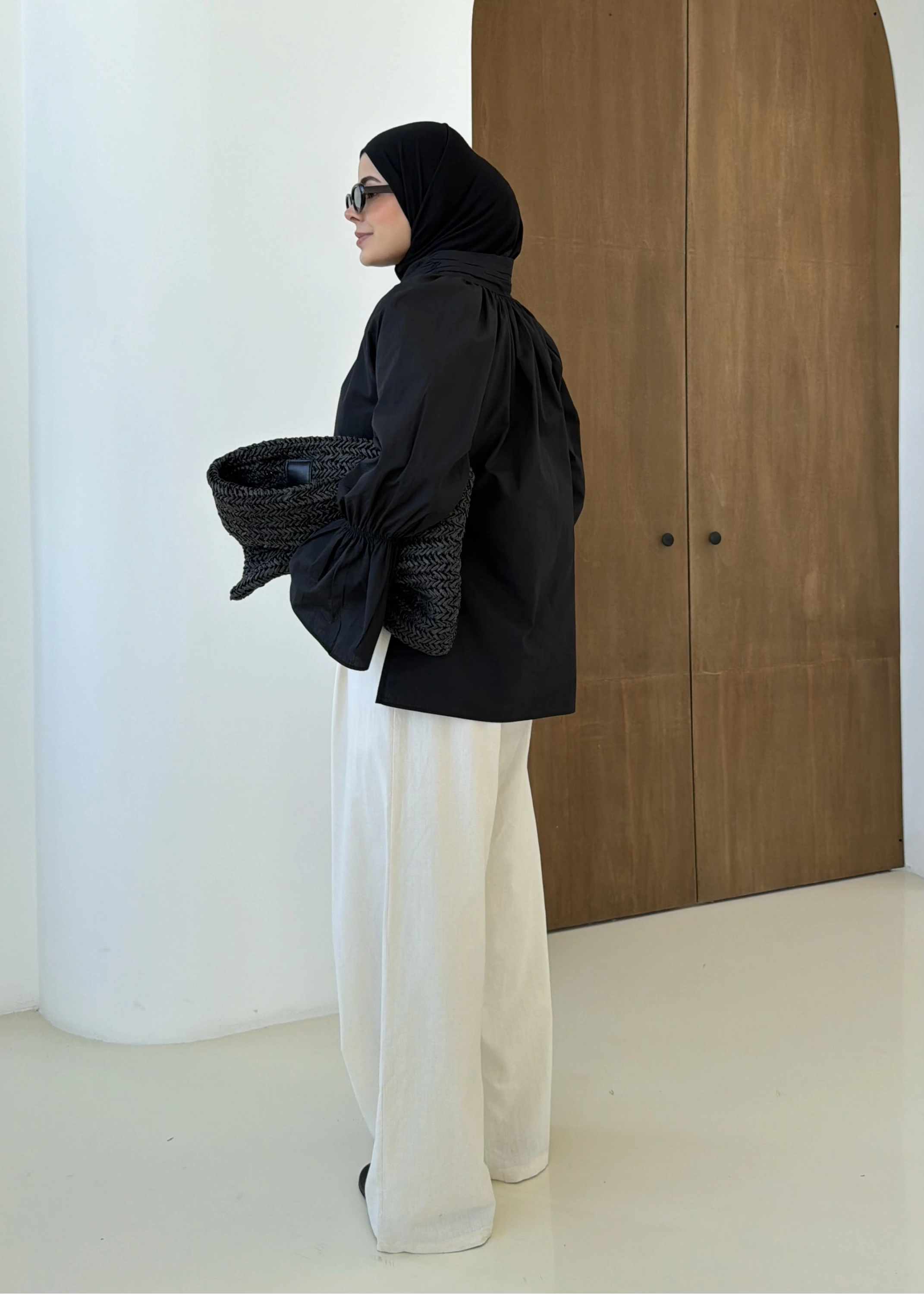 FİYONK GÖMLEK SİYAH