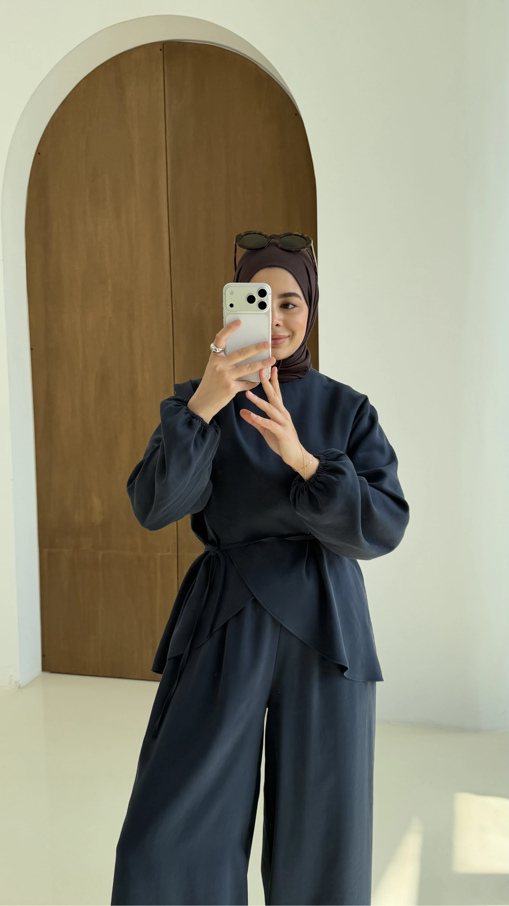 9118 ÇAPRAZ KAPAMALI TAKIM LACİVERT