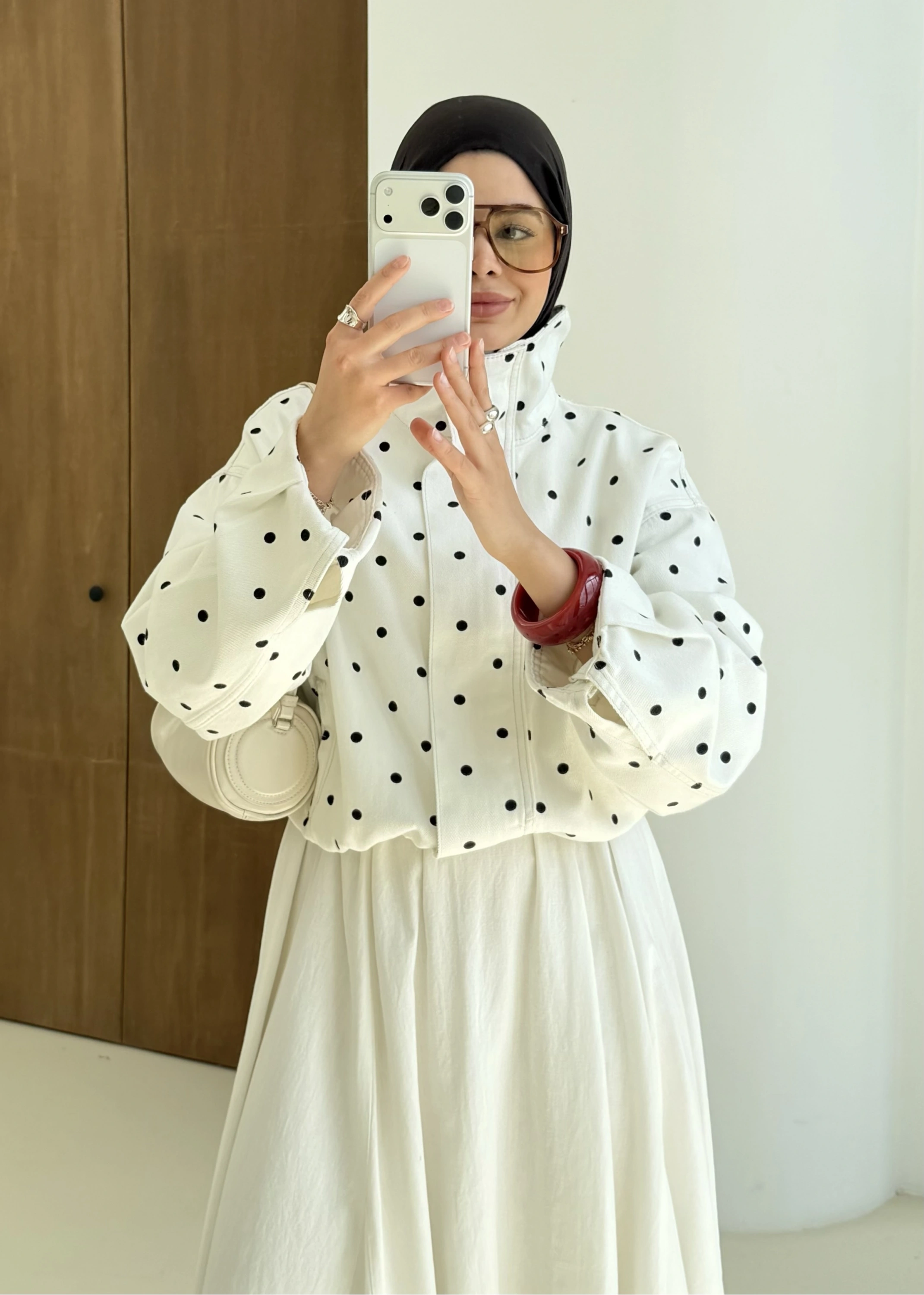 SİYAH PUANTİYE GABARDİN CEKET