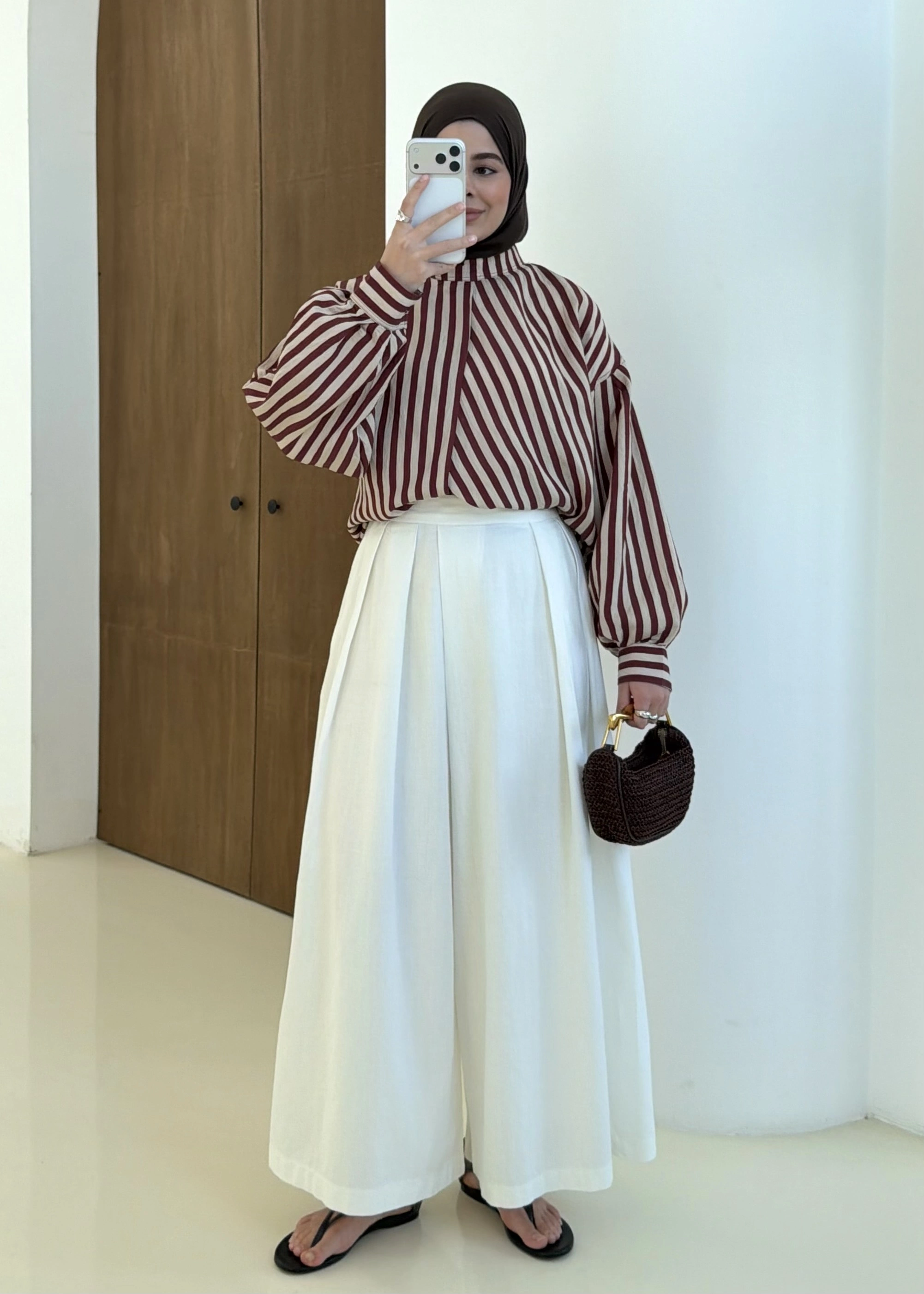 2022 ÇİZGİLİ GÖMLEK KIRMIZI