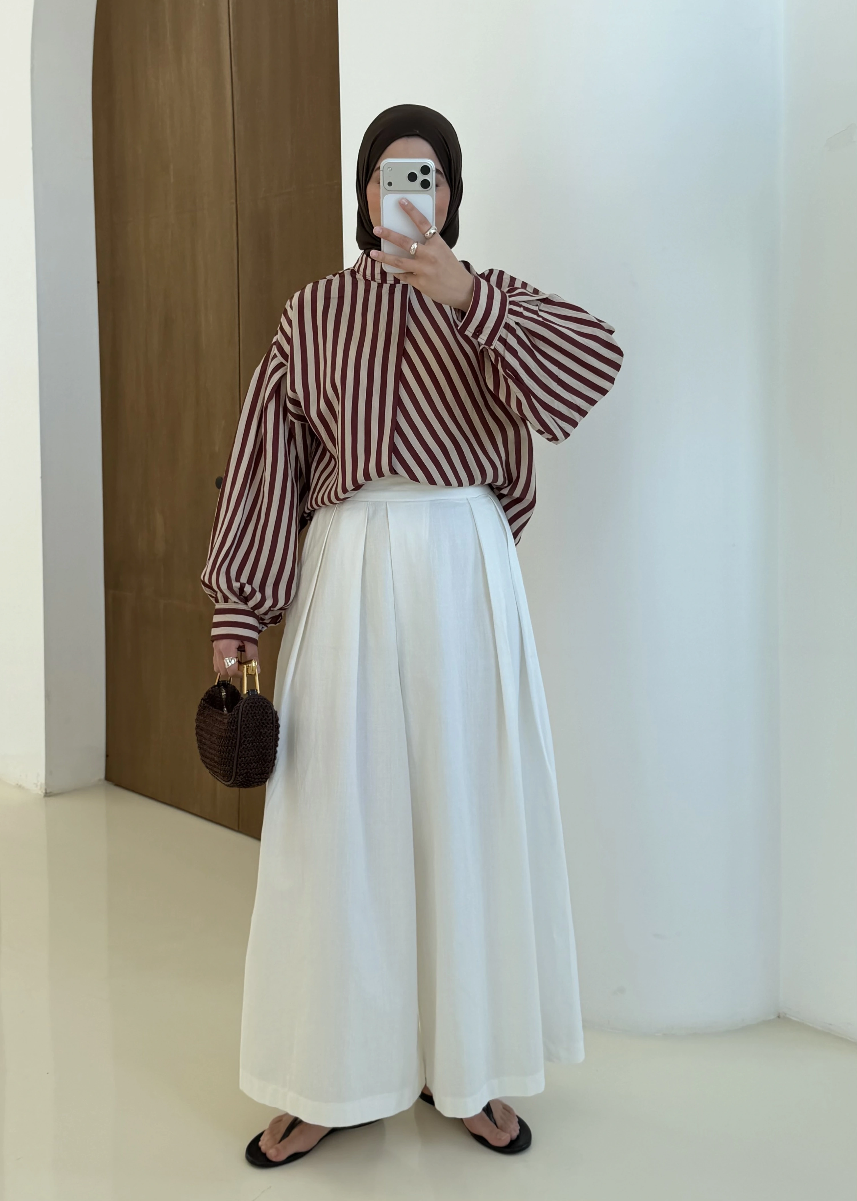 2022 ÇİZGİLİ GÖMLEK KIRMIZI