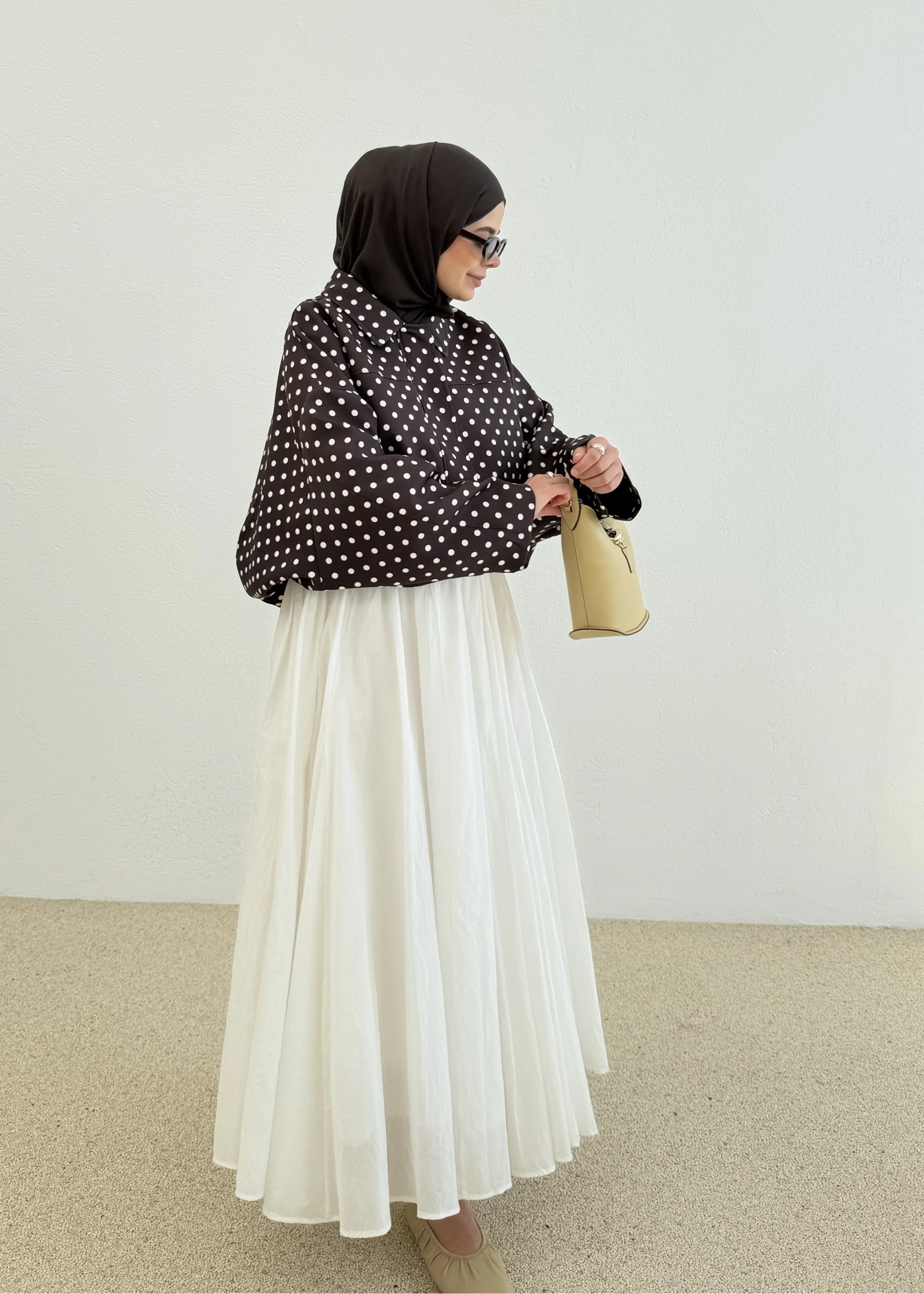 FERMAURLI PUANTİYE BOMBER KAHVERENGİ