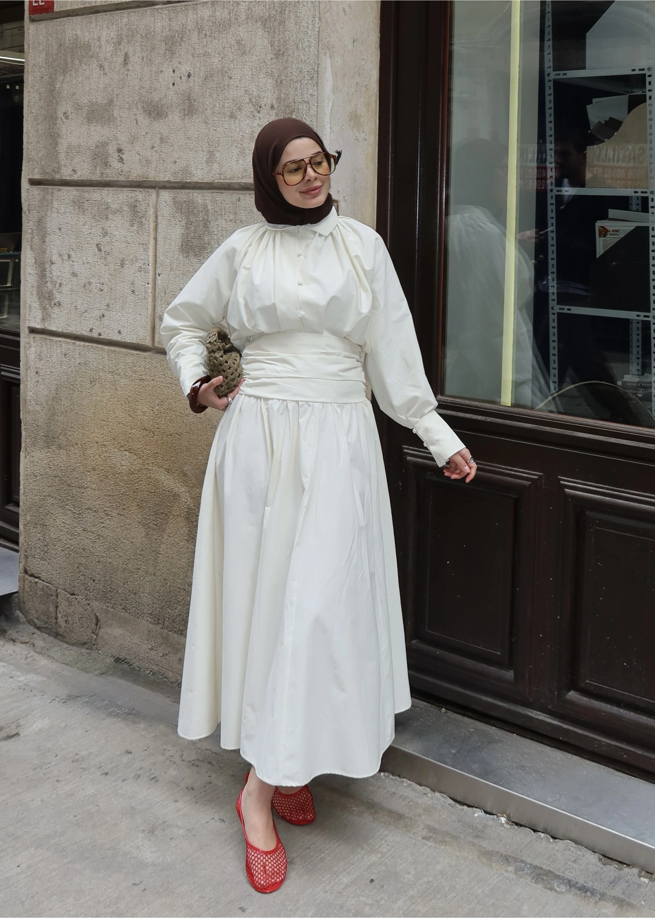 2057 BEL OTURTMA İKİLİ PREMİUM TAKIM vanilya