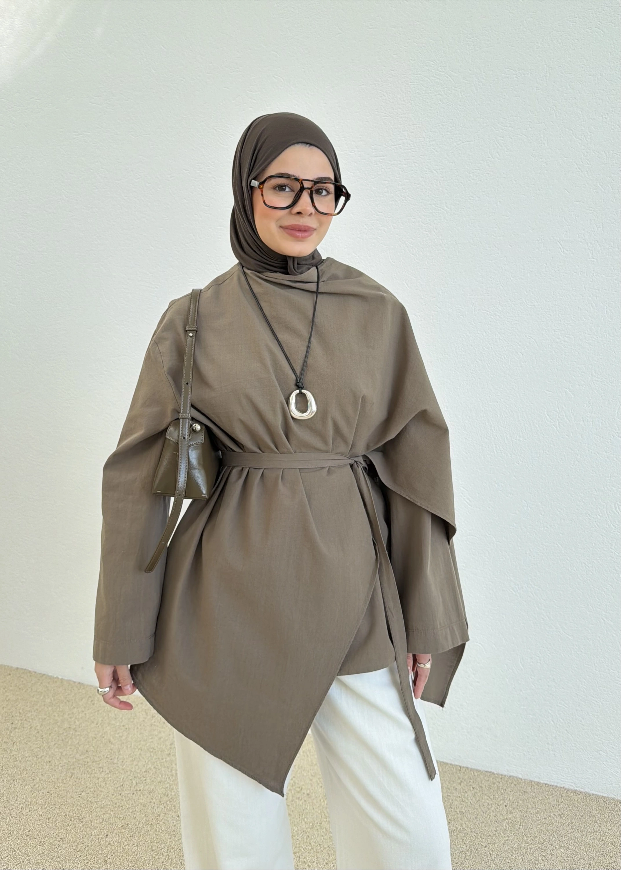 5479 FULAR DTY KETEN TUNİK HAKİ
