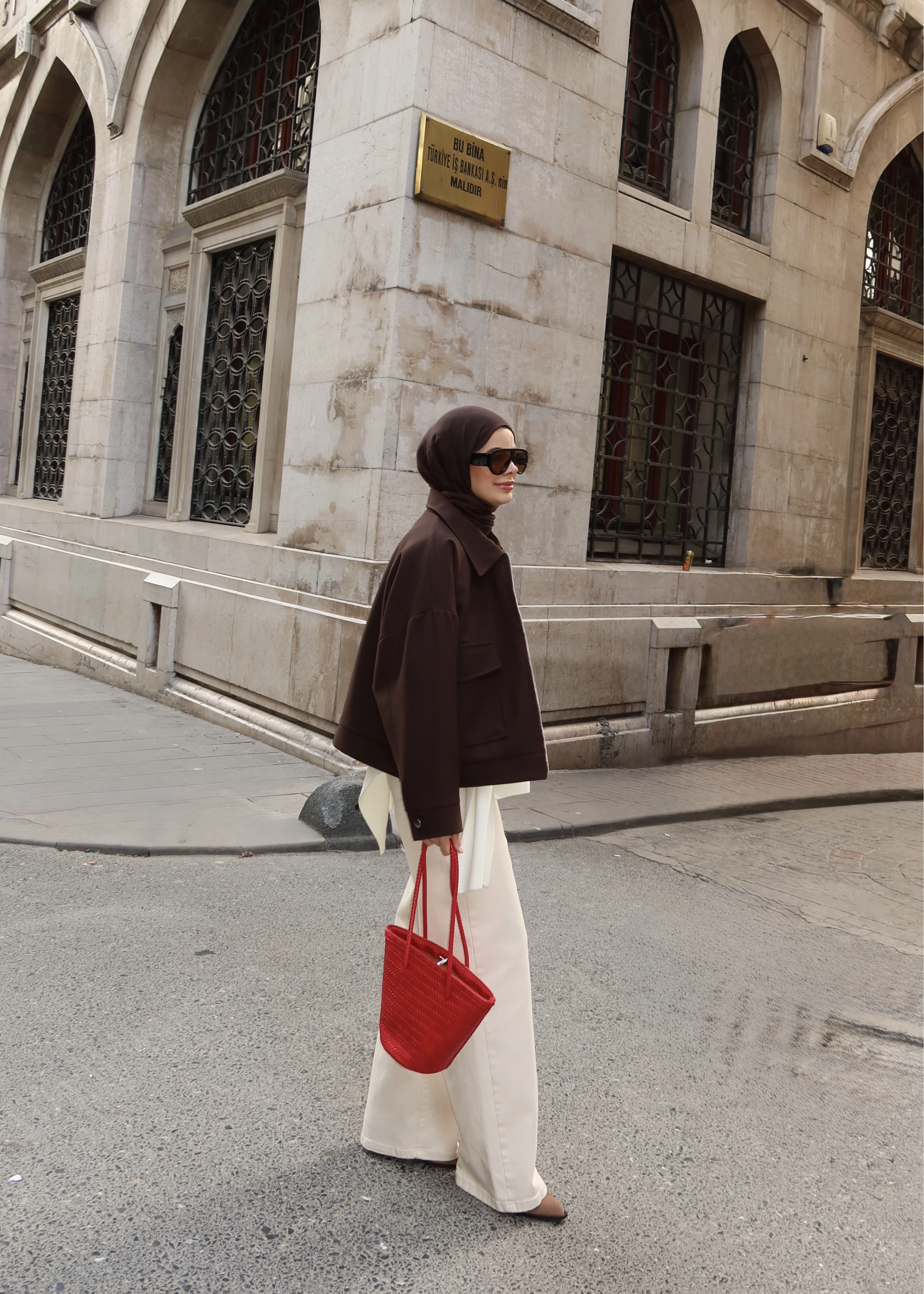 7670 BOMBER CEKET ACI KAHVE