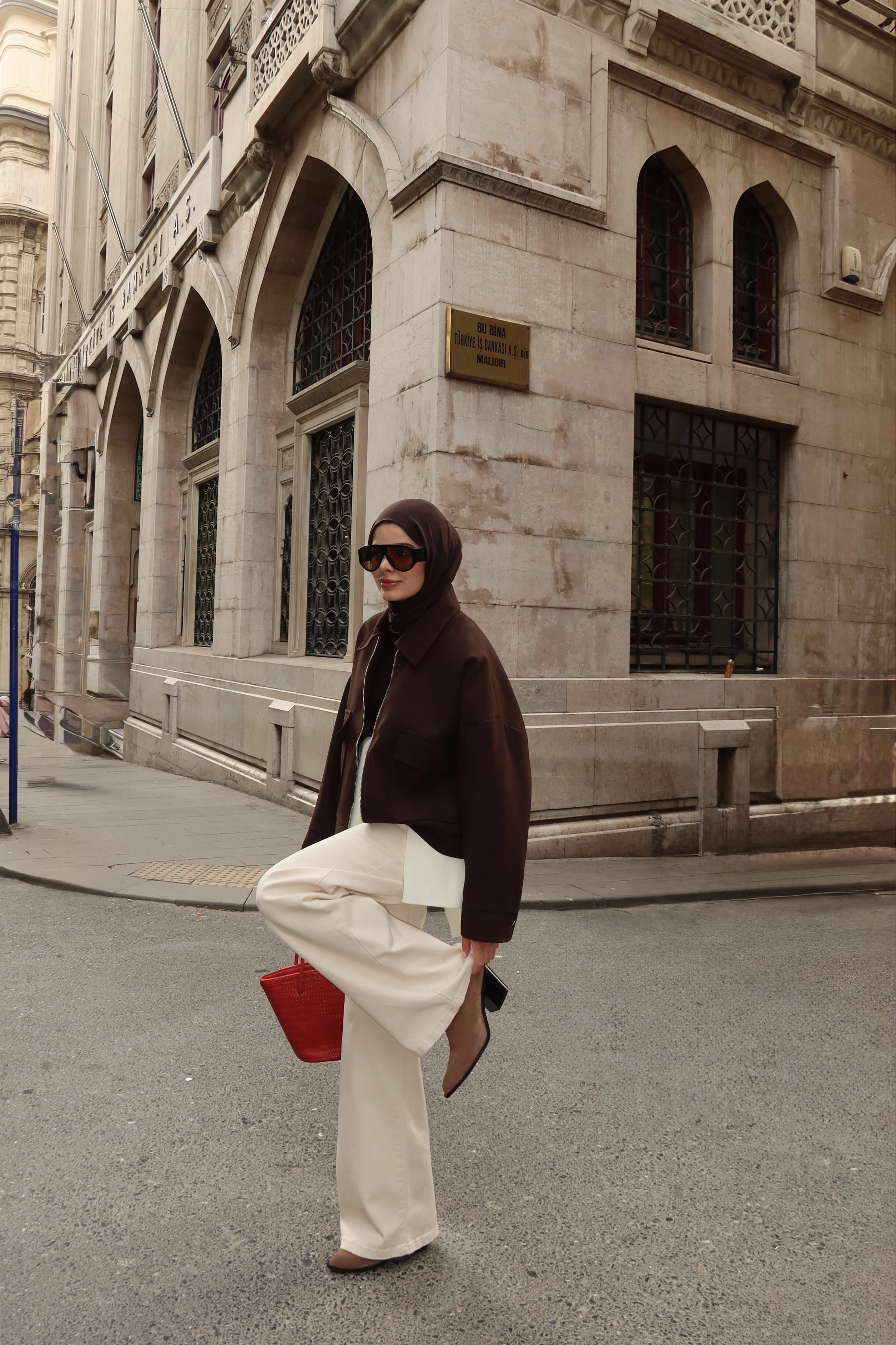 7670 BOMBER CEKET ACI KAHVE