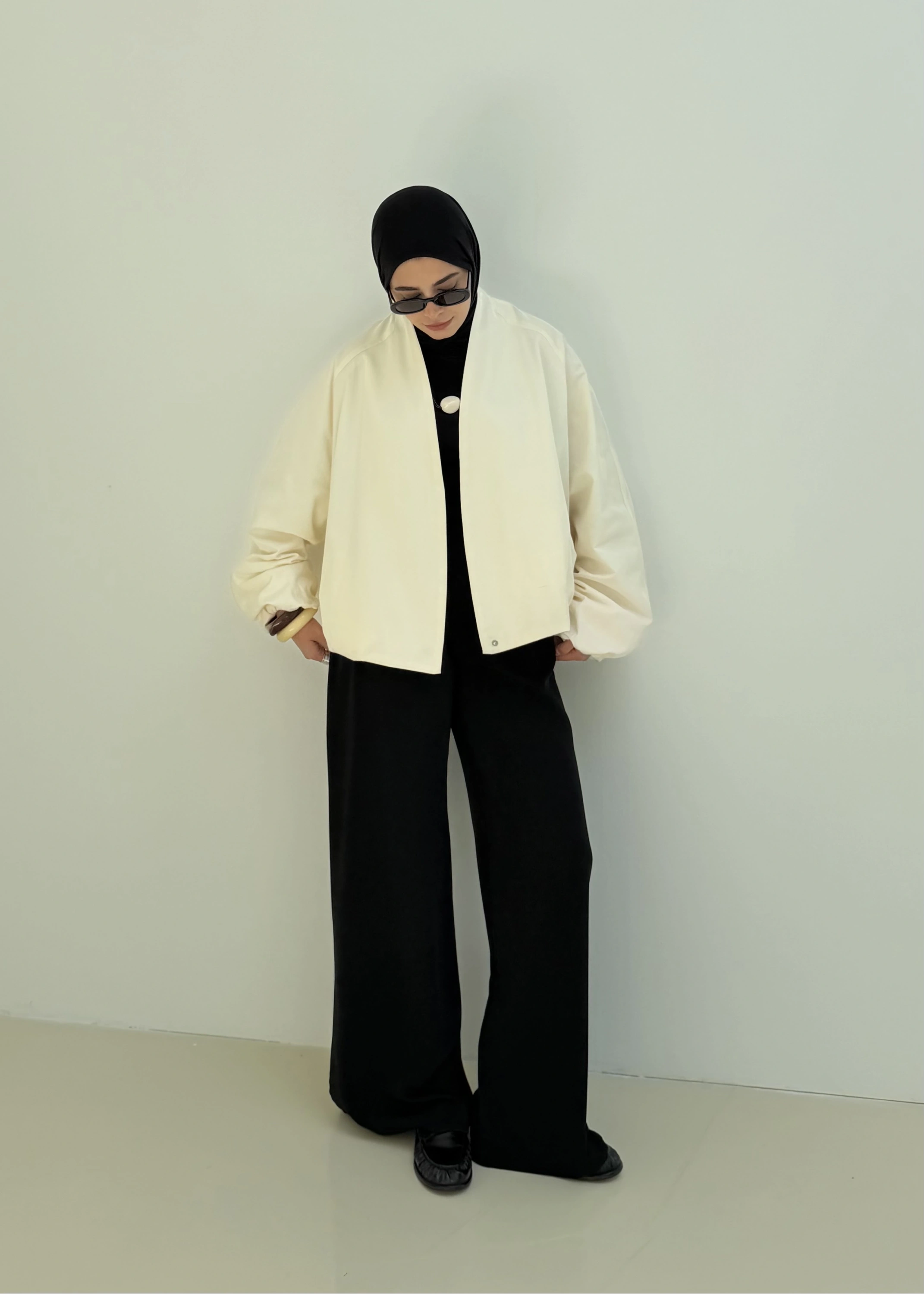 7774 SELECTION KRUVAZE BOMBER CEKET KREM