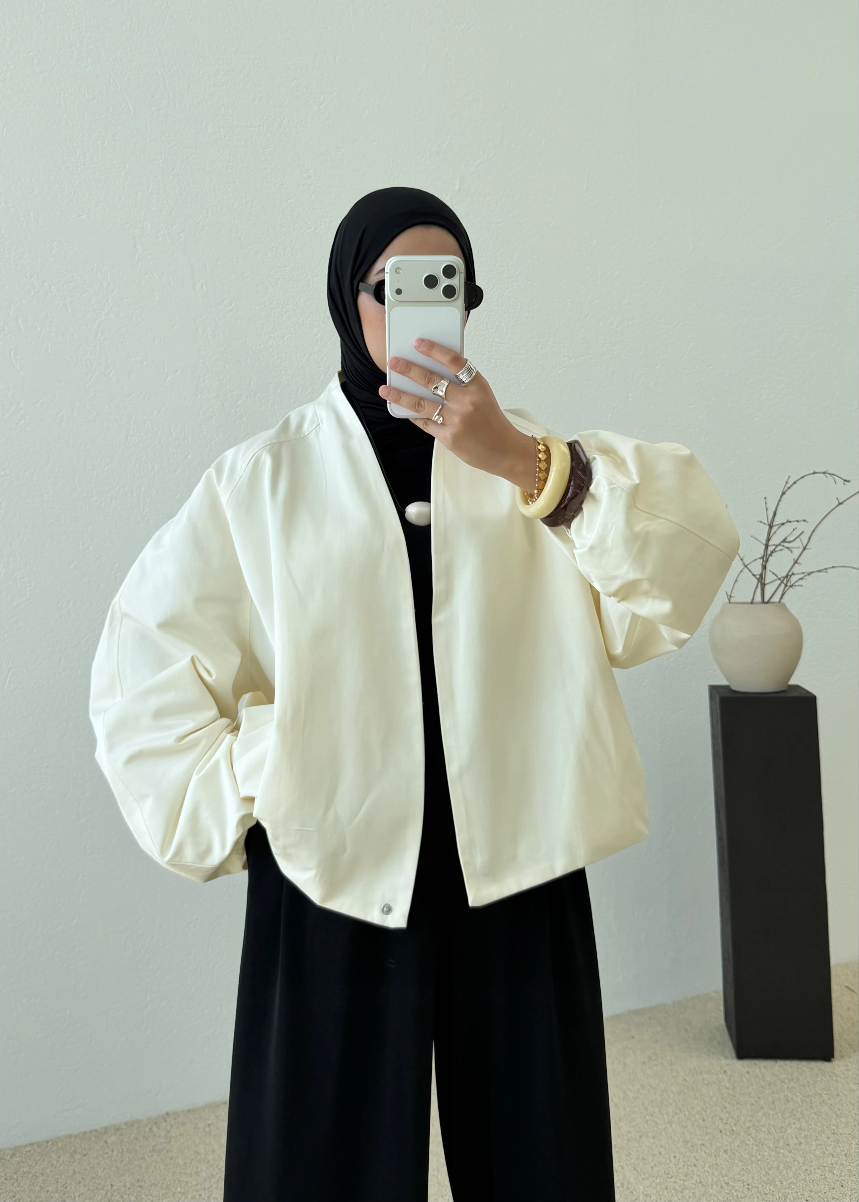 7774 SELECTION KRUVAZE BOMBER CEKET KREM