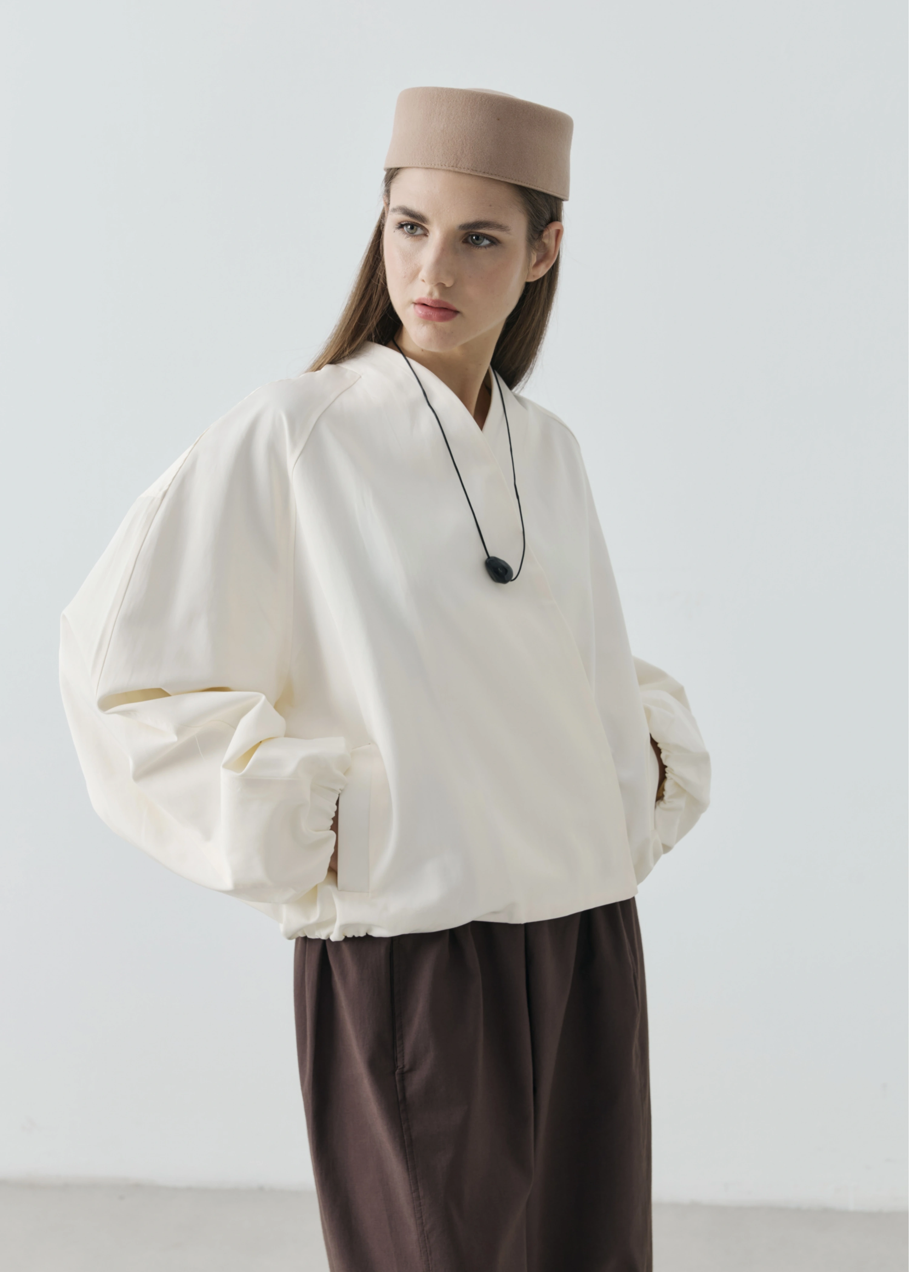 7774 SELECTION KRUVAZE BOMBER CEKET KREM
