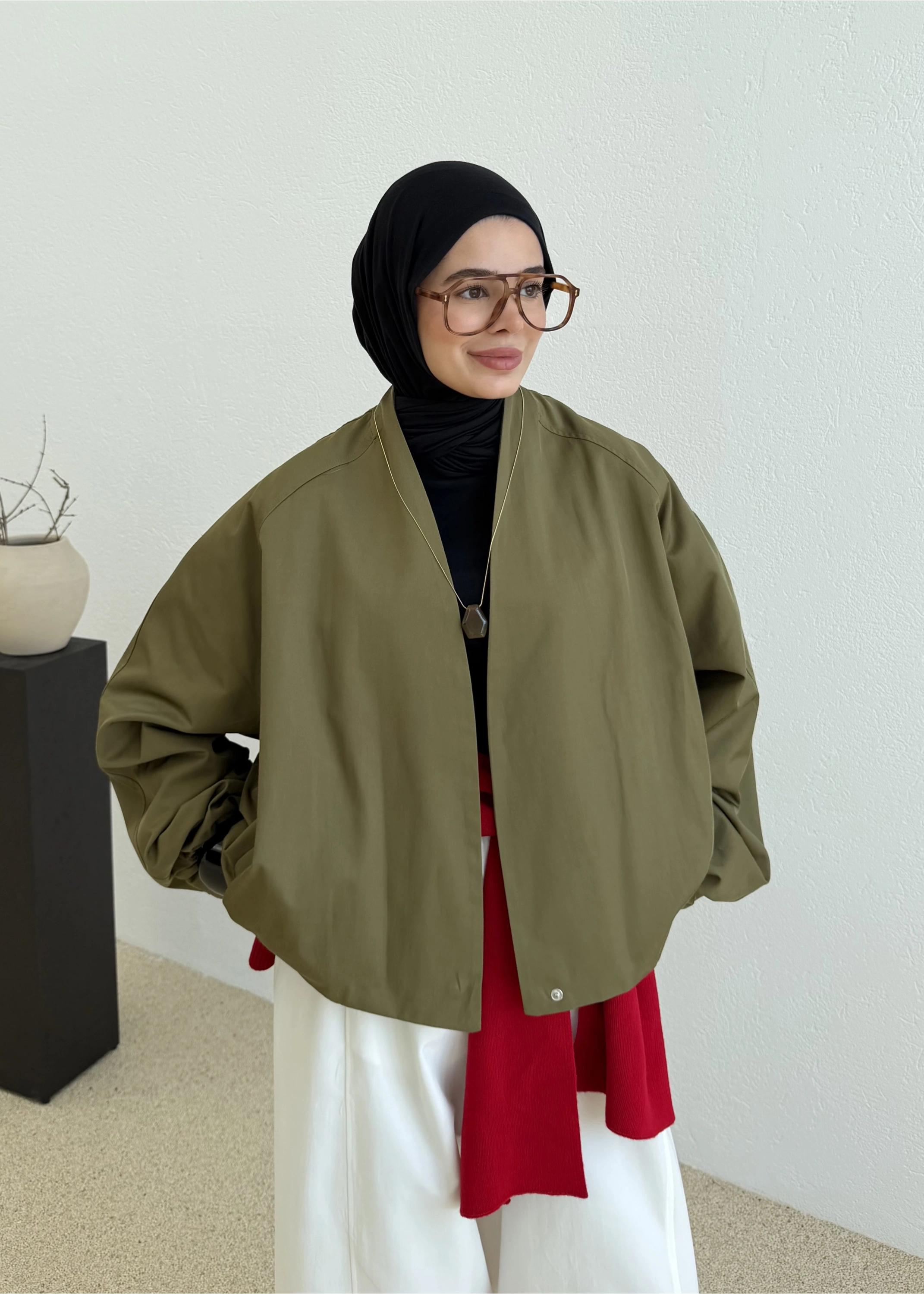 7774 SELECTION KRUVAZE BOMBER CEKET YEŞİL