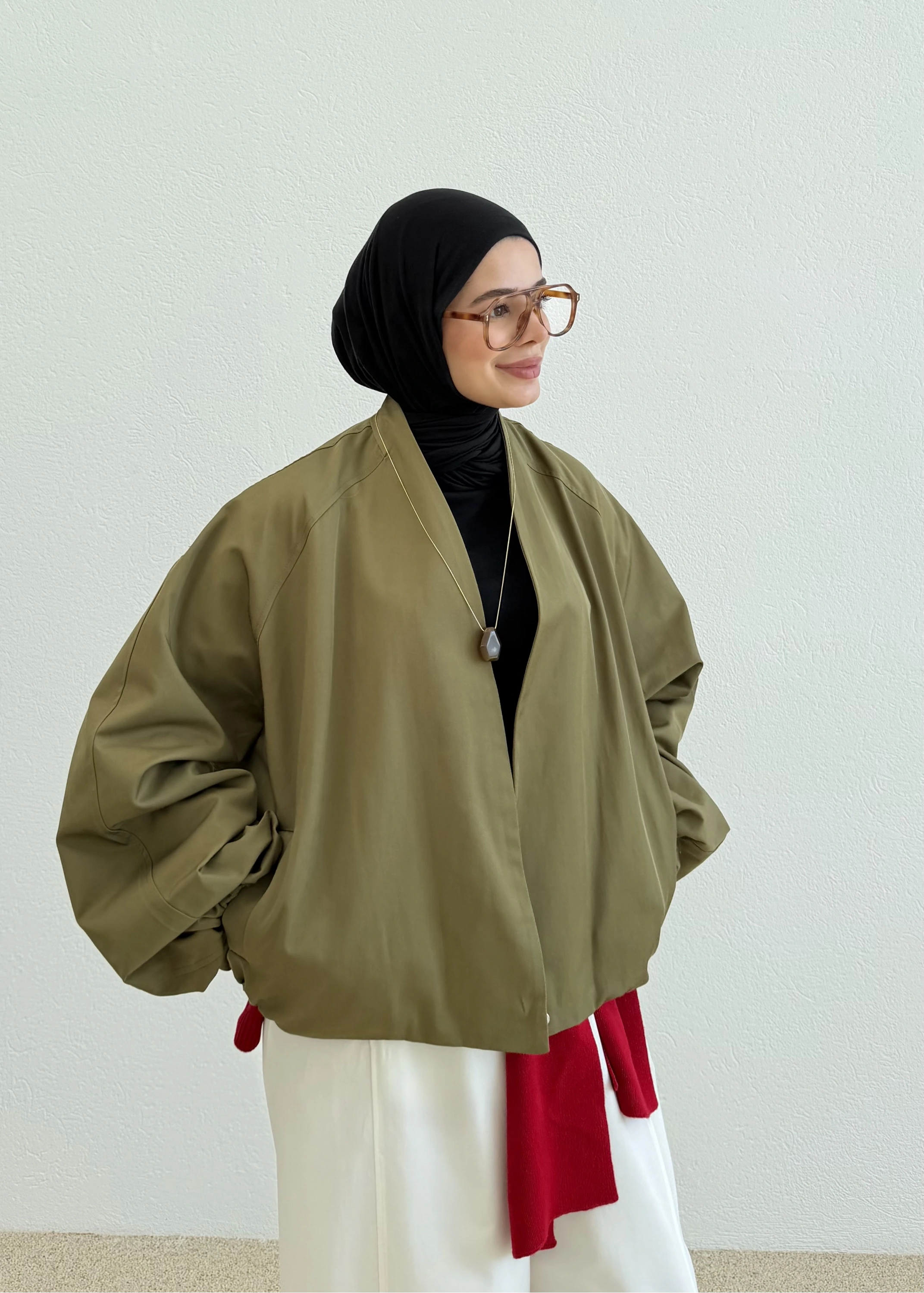 7774 SELECTION KRUVAZE BOMBER CEKET YEŞİL