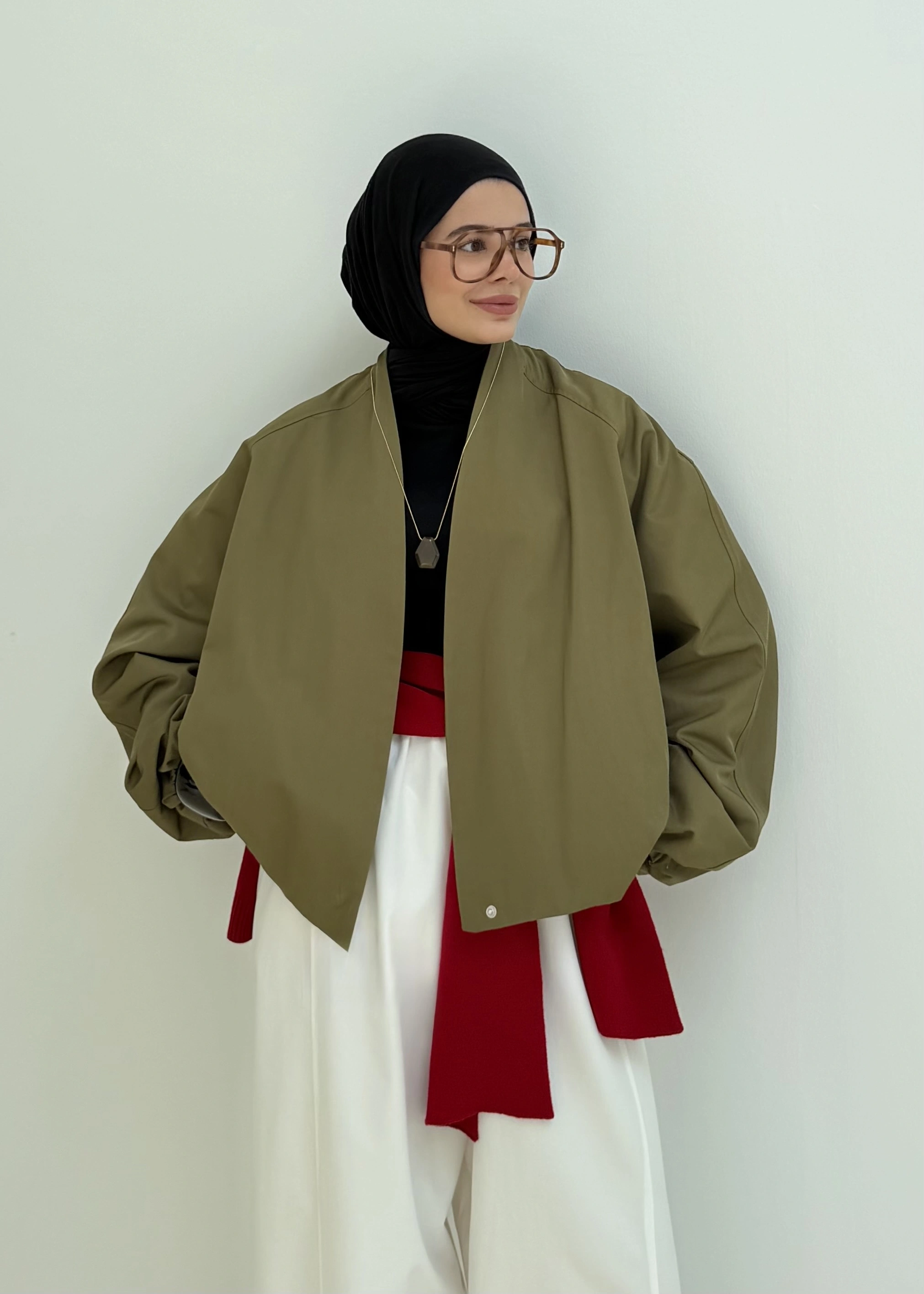 7774 SELECTION KRUVAZE BOMBER CEKET YEŞİL