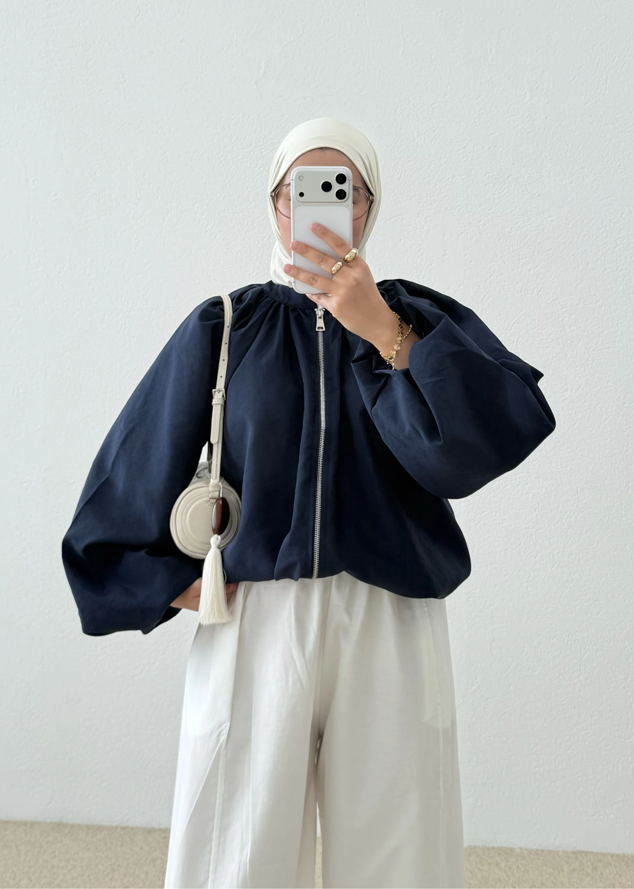 7778 FULARLI DTY BOMBER LACİVERT