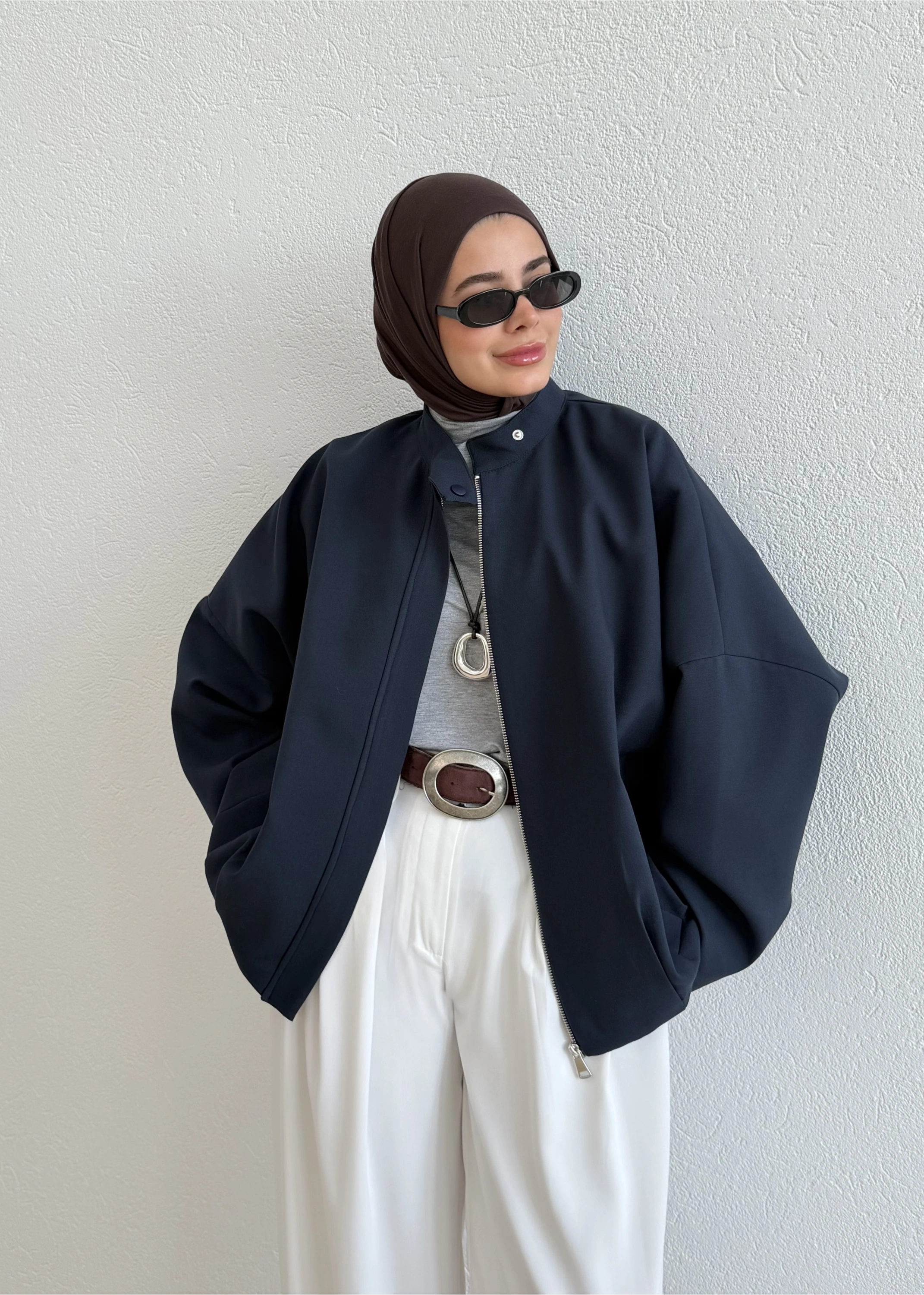 7781 BAMBER CEKET LACİVERT