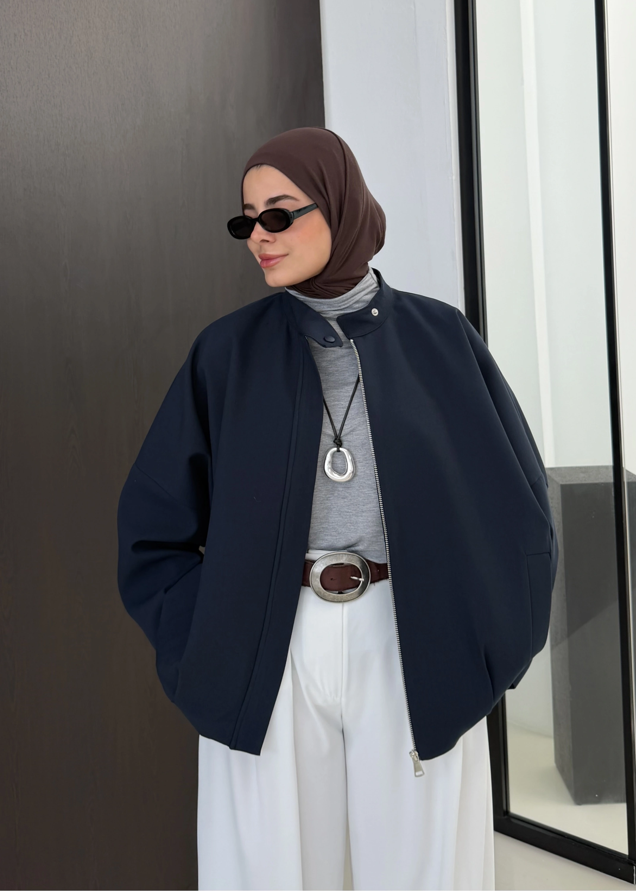 7781 BAMBER CEKET LACİVERT
