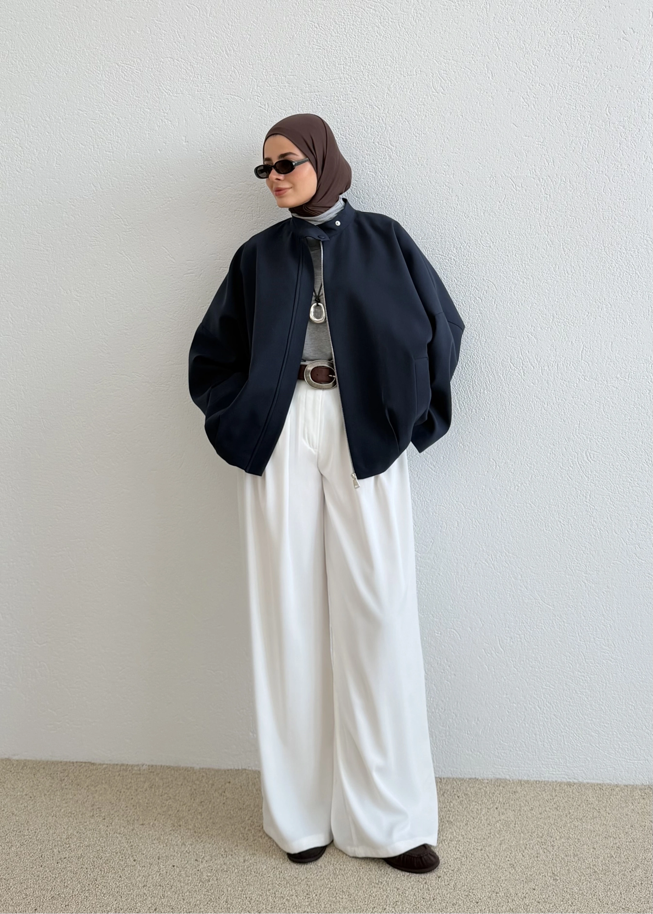 7781 BAMBER CEKET LACİVERT