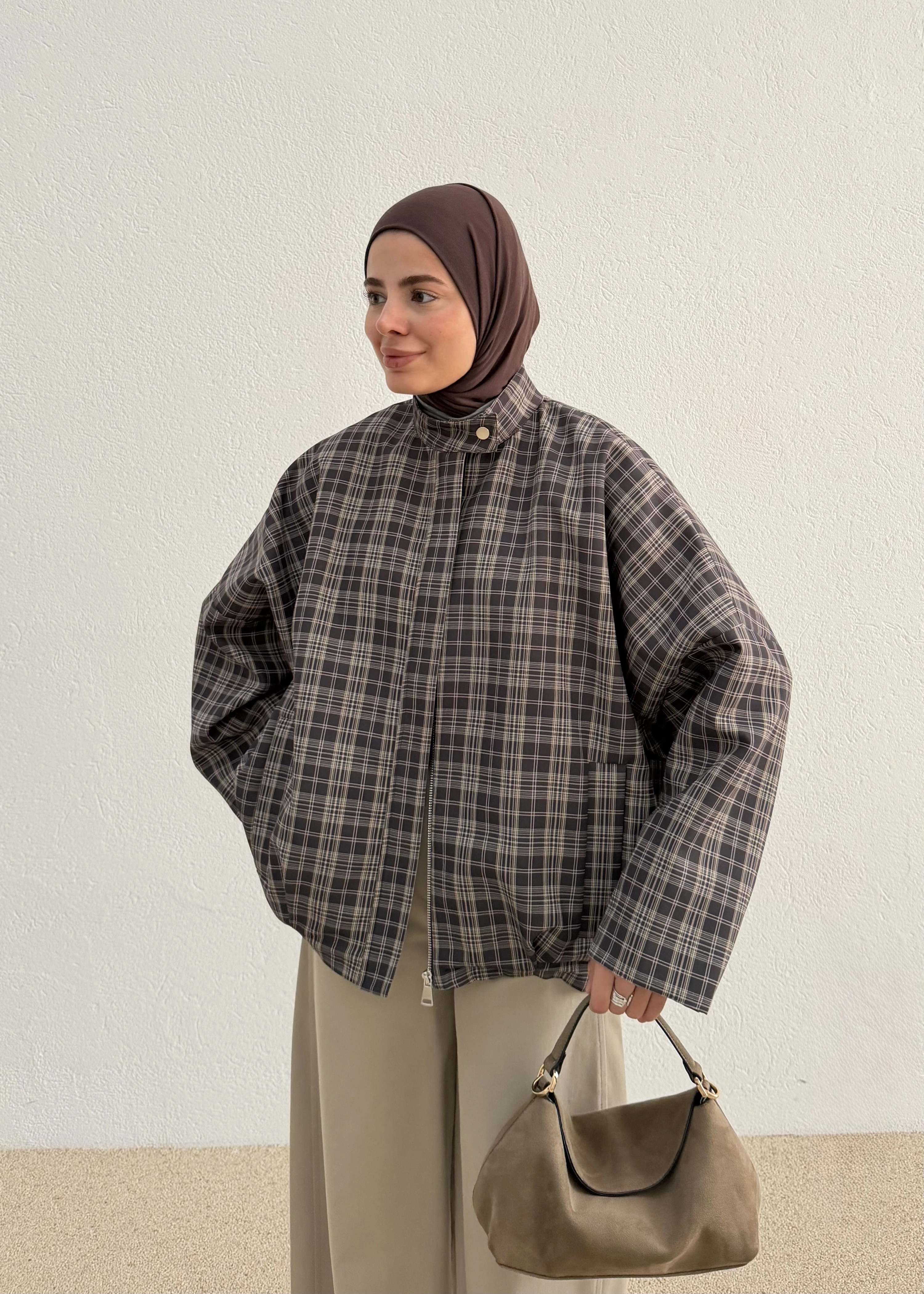 7896 EKOSE _BOMBER CEKET KAHVE