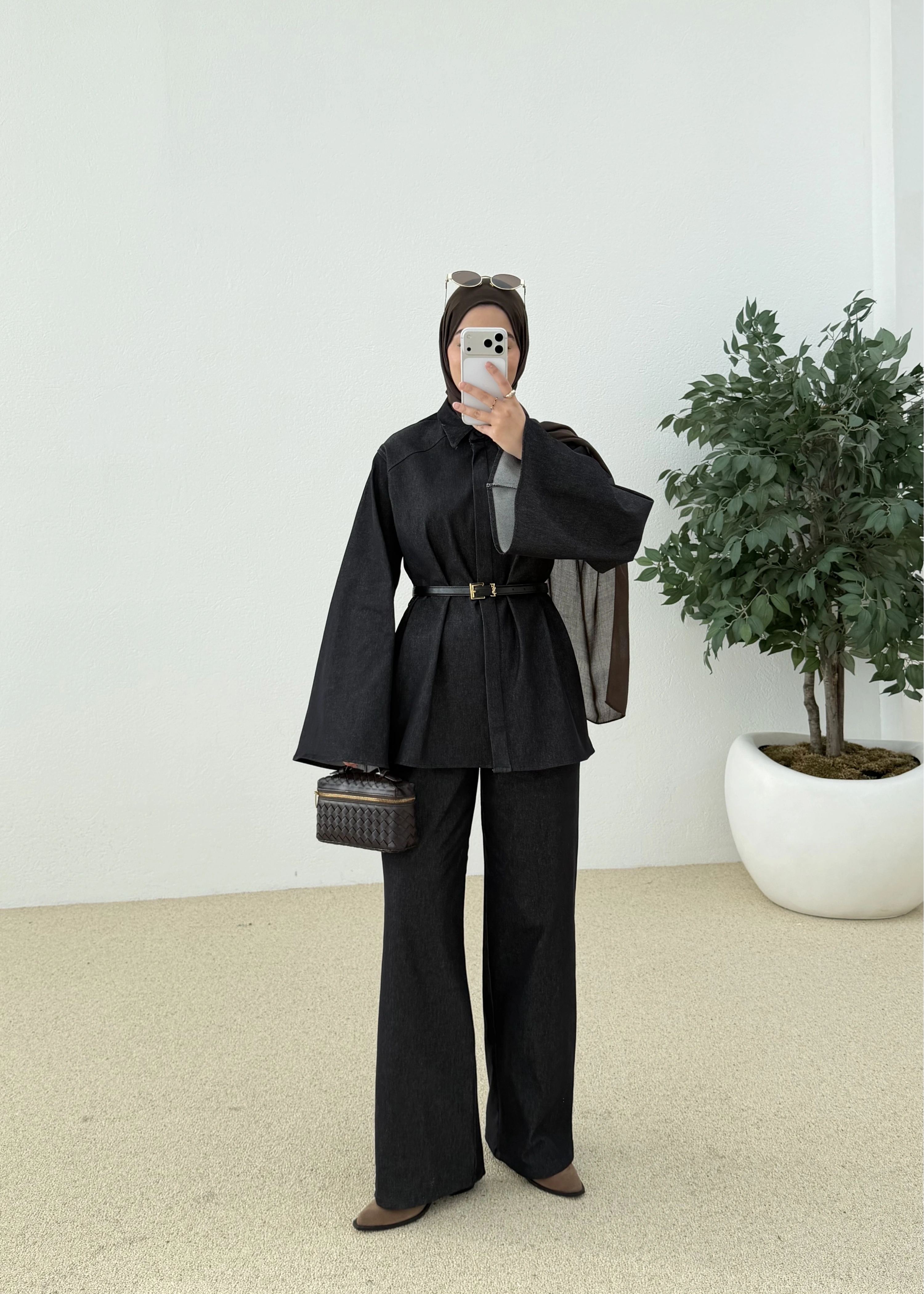 8917 YARASA KOL TUNİK TAKIM KOT