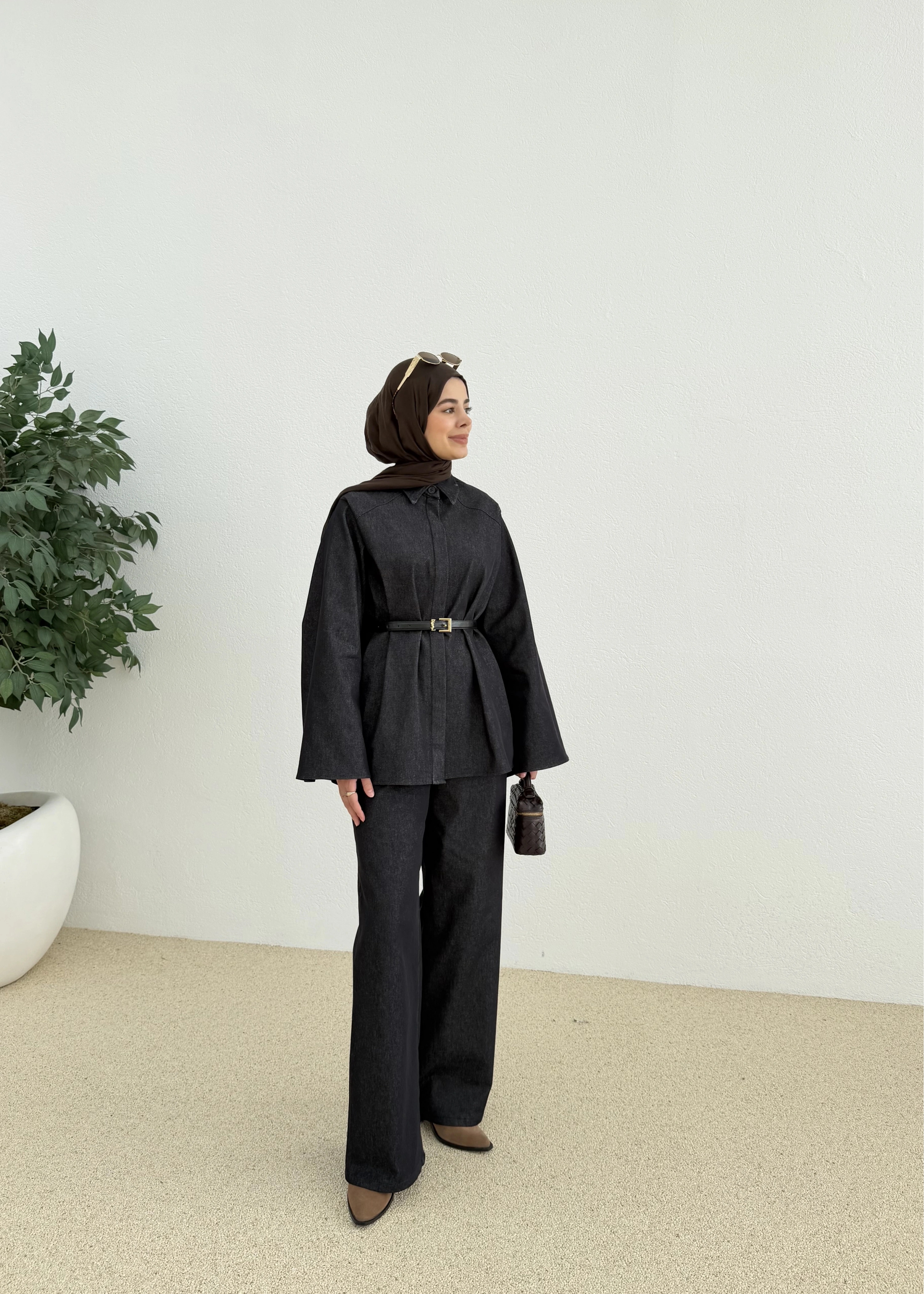 8917 YARASA KOL TUNİK TAKIM KOT