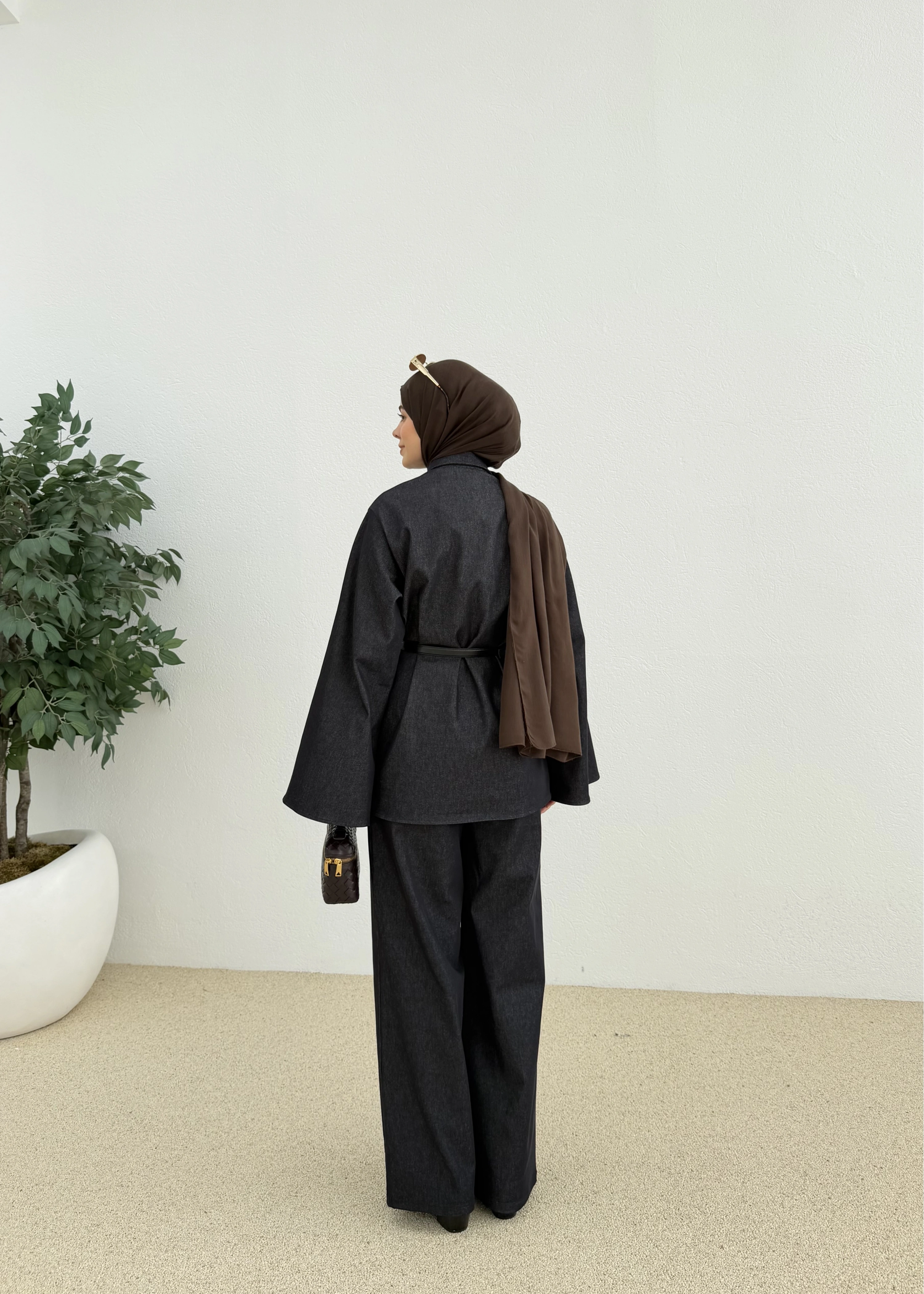 8917 YARASA KOL TUNİK TAKIM KOT