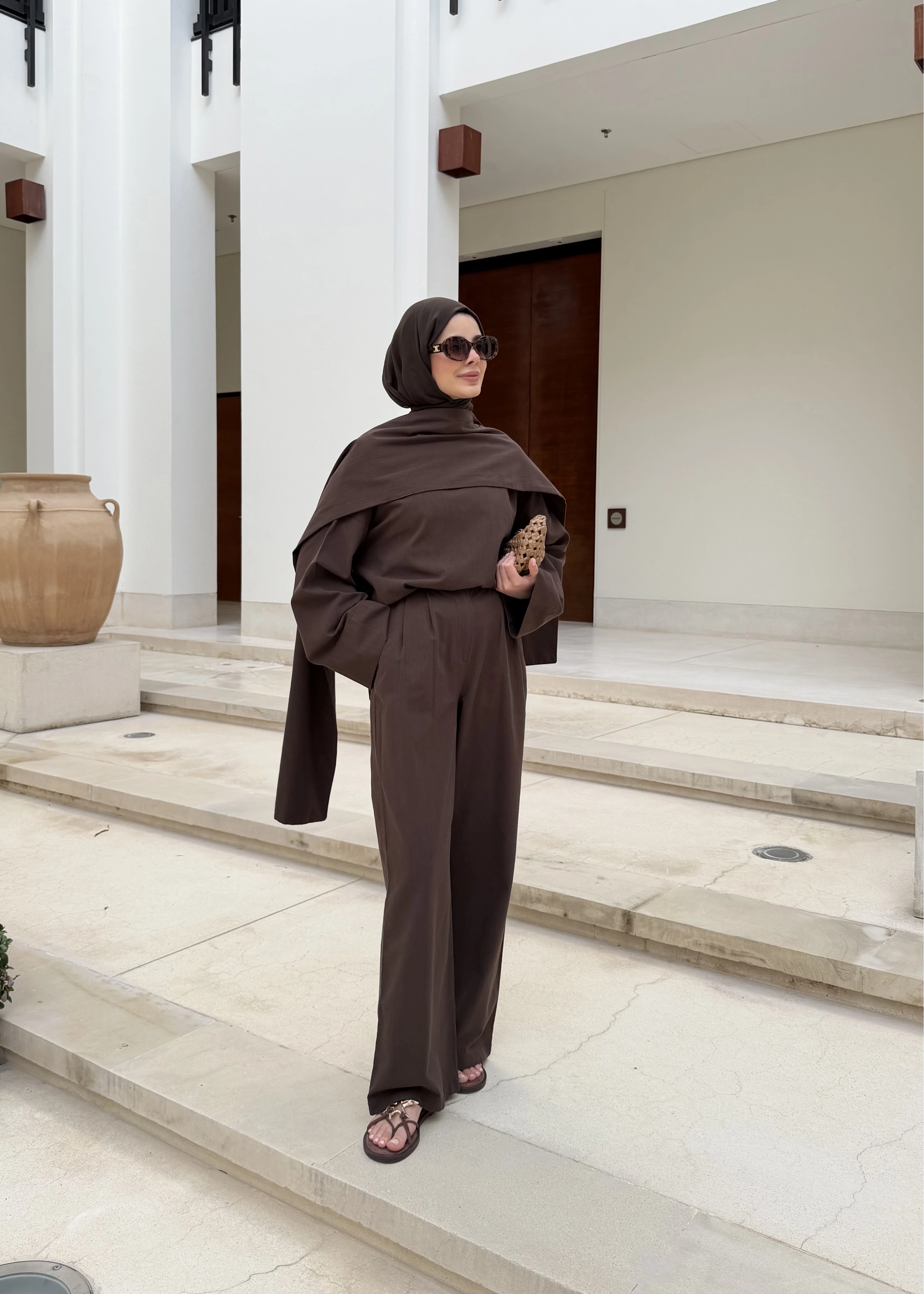 8999 SAL DTY PALAZZO TAKIM KAHVE