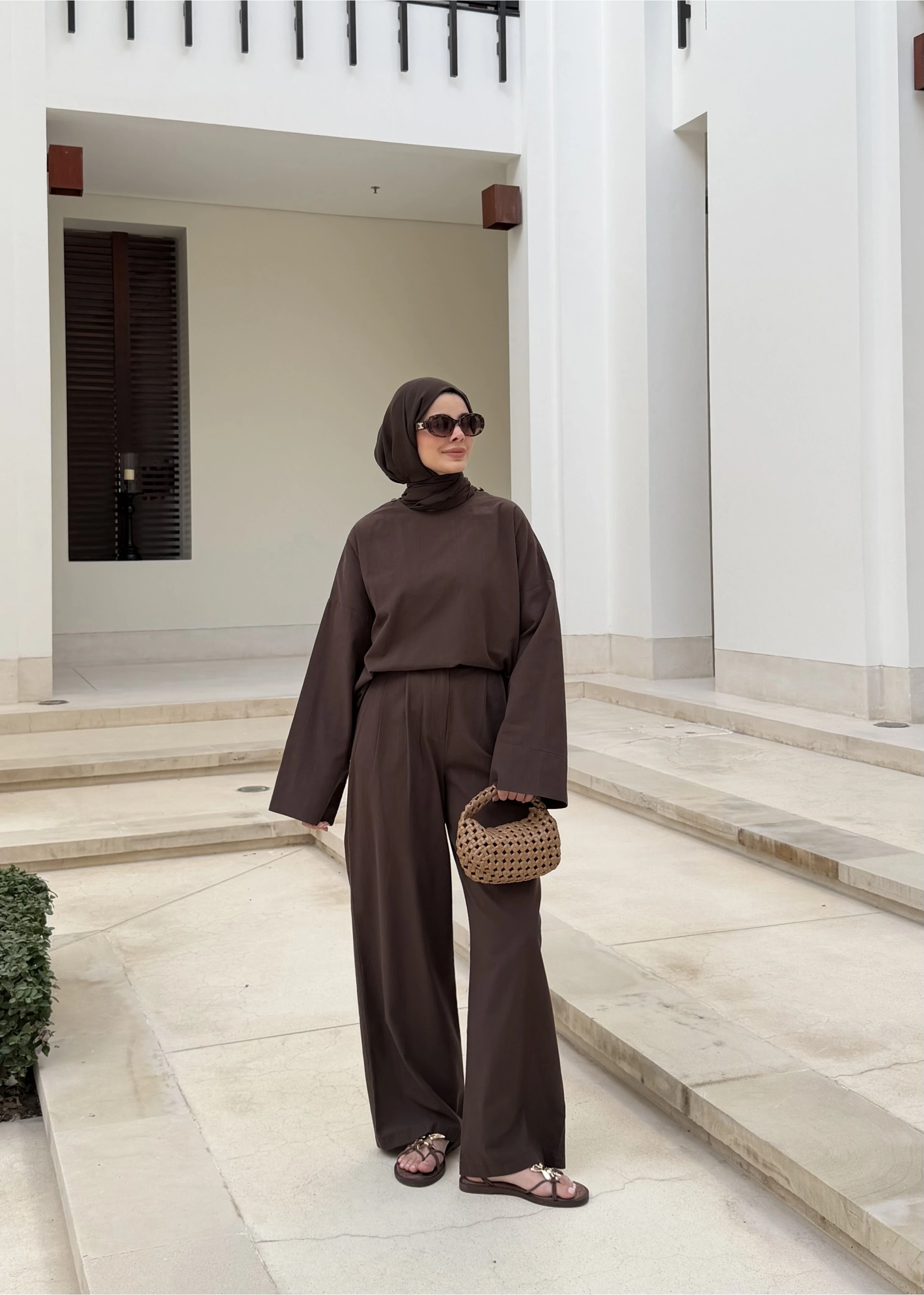 8999 SAL DTY PALAZZO TAKIM KAHVE