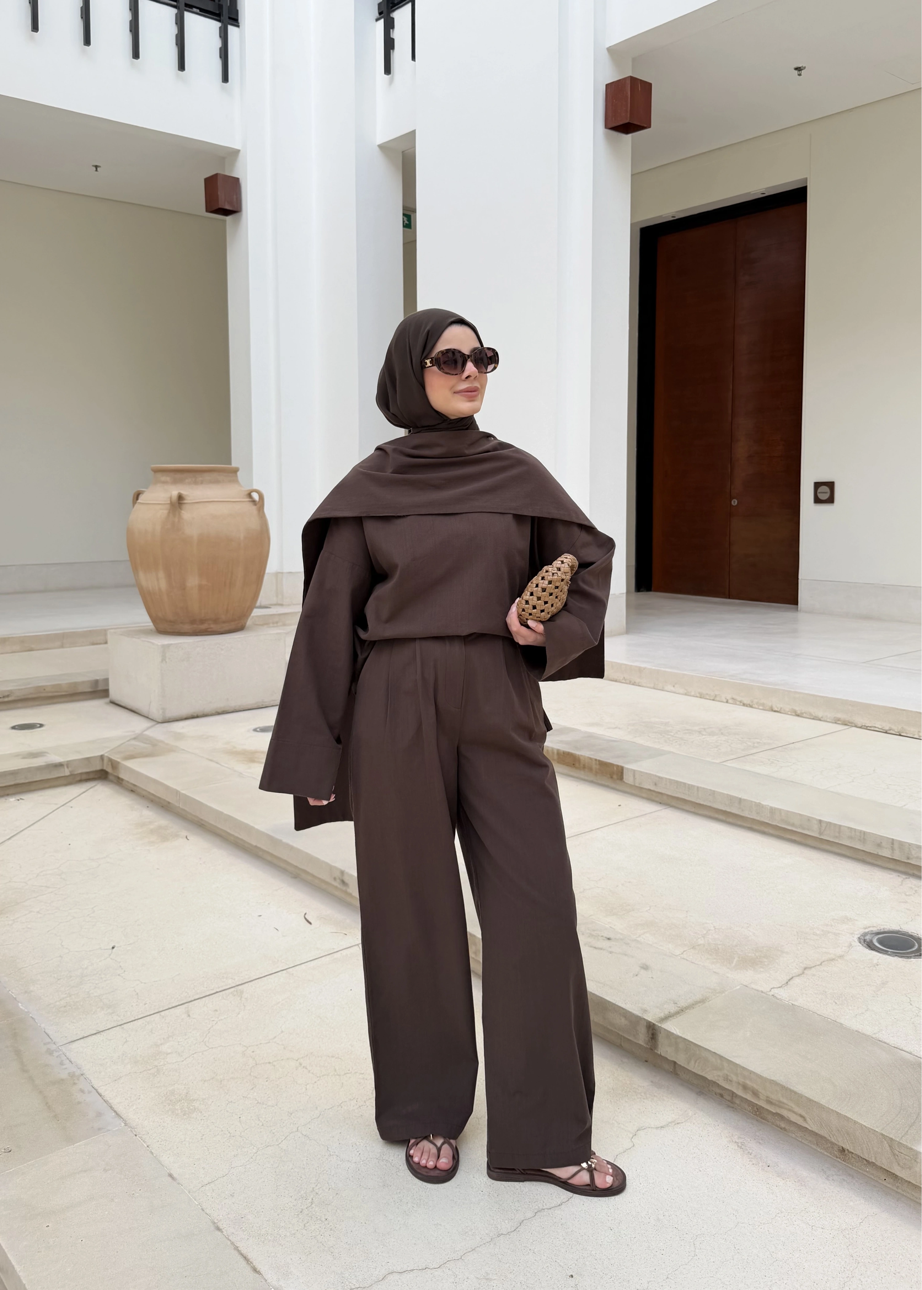 8999 SAL DTY PALAZZO TAKIM KAHVE