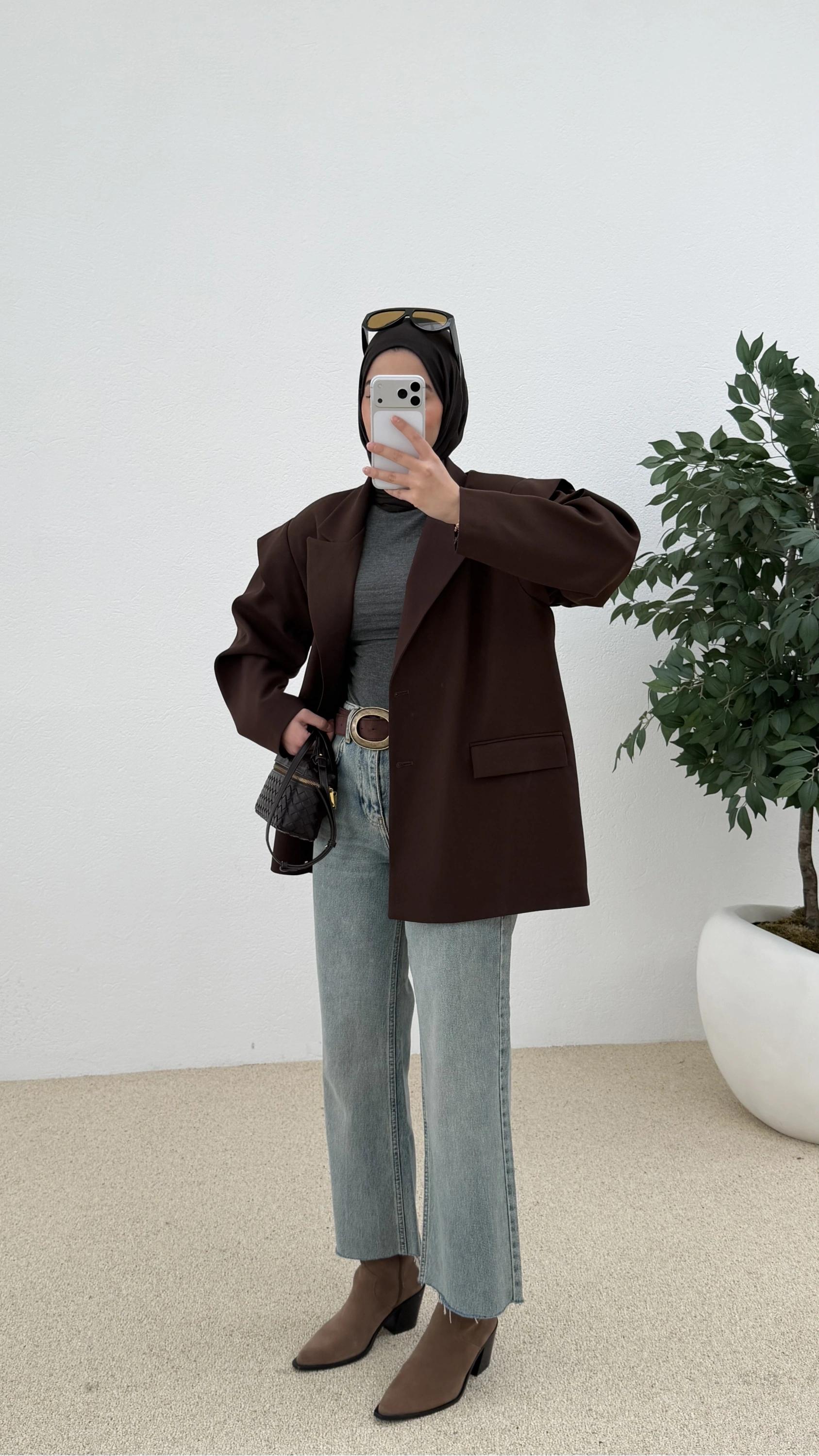 ( 974 ) Zara Model Ultra Yüksek Belli Kesik Düz Paça Jeans vntg